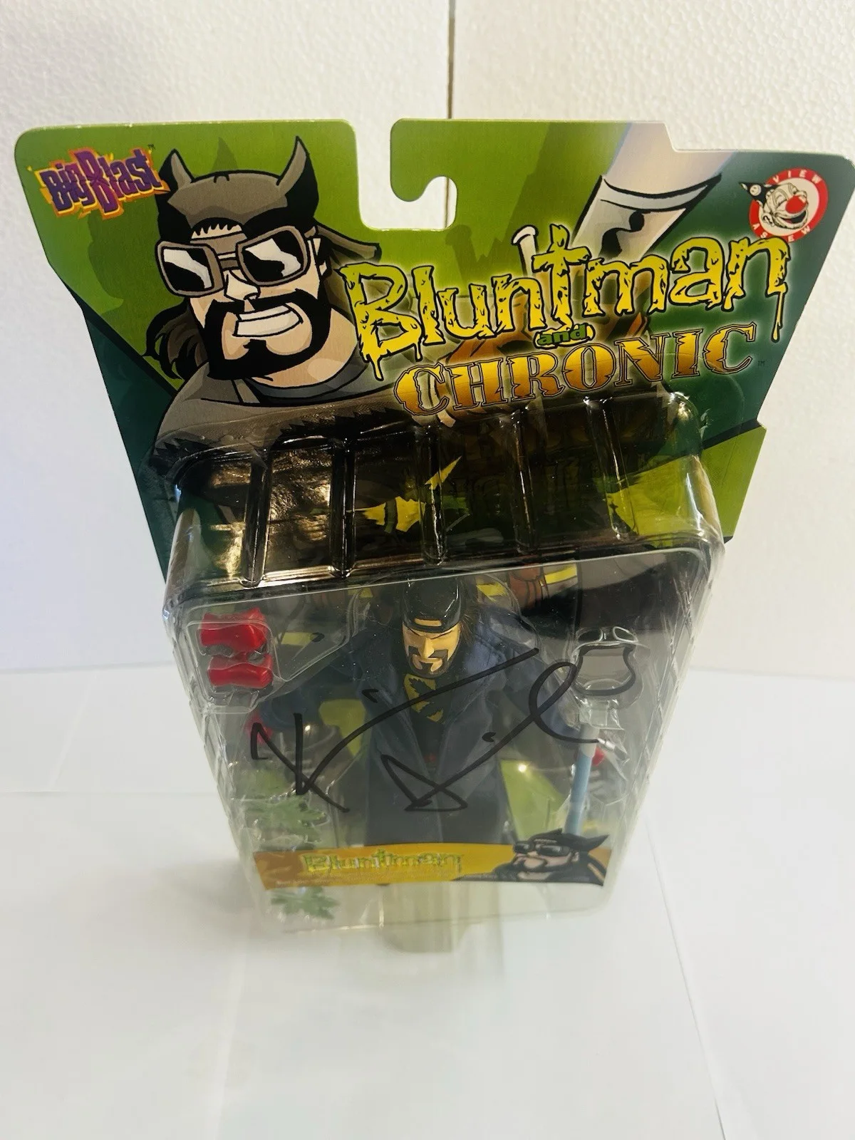 Bluntman and Chronic Kevin Smith Signed Bluntman 2002 Graphitti action figure, image 3
