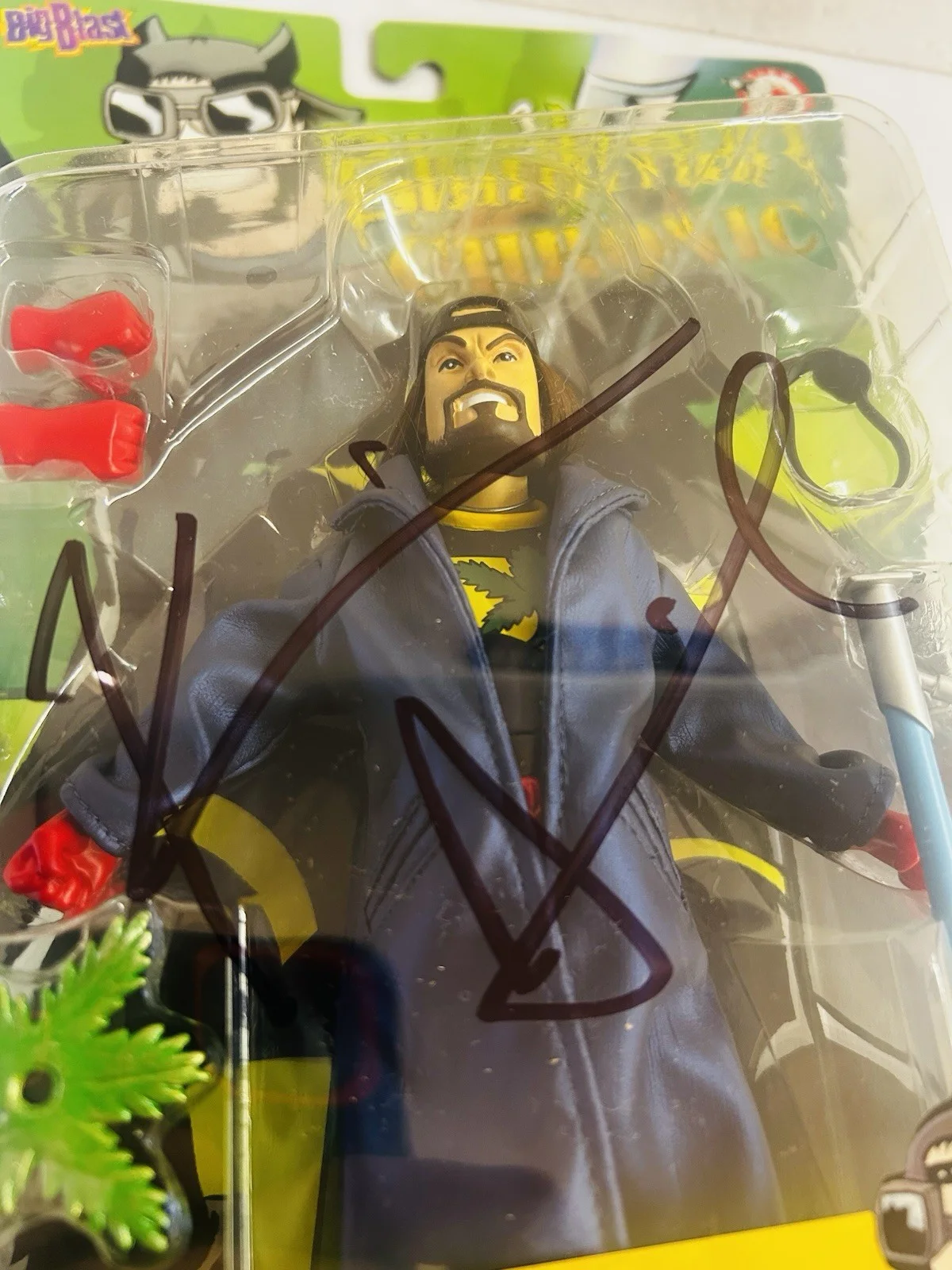 Bluntman and Chronic Kevin Smith Signed Bluntman 2002 Graphitti action figure, image 4