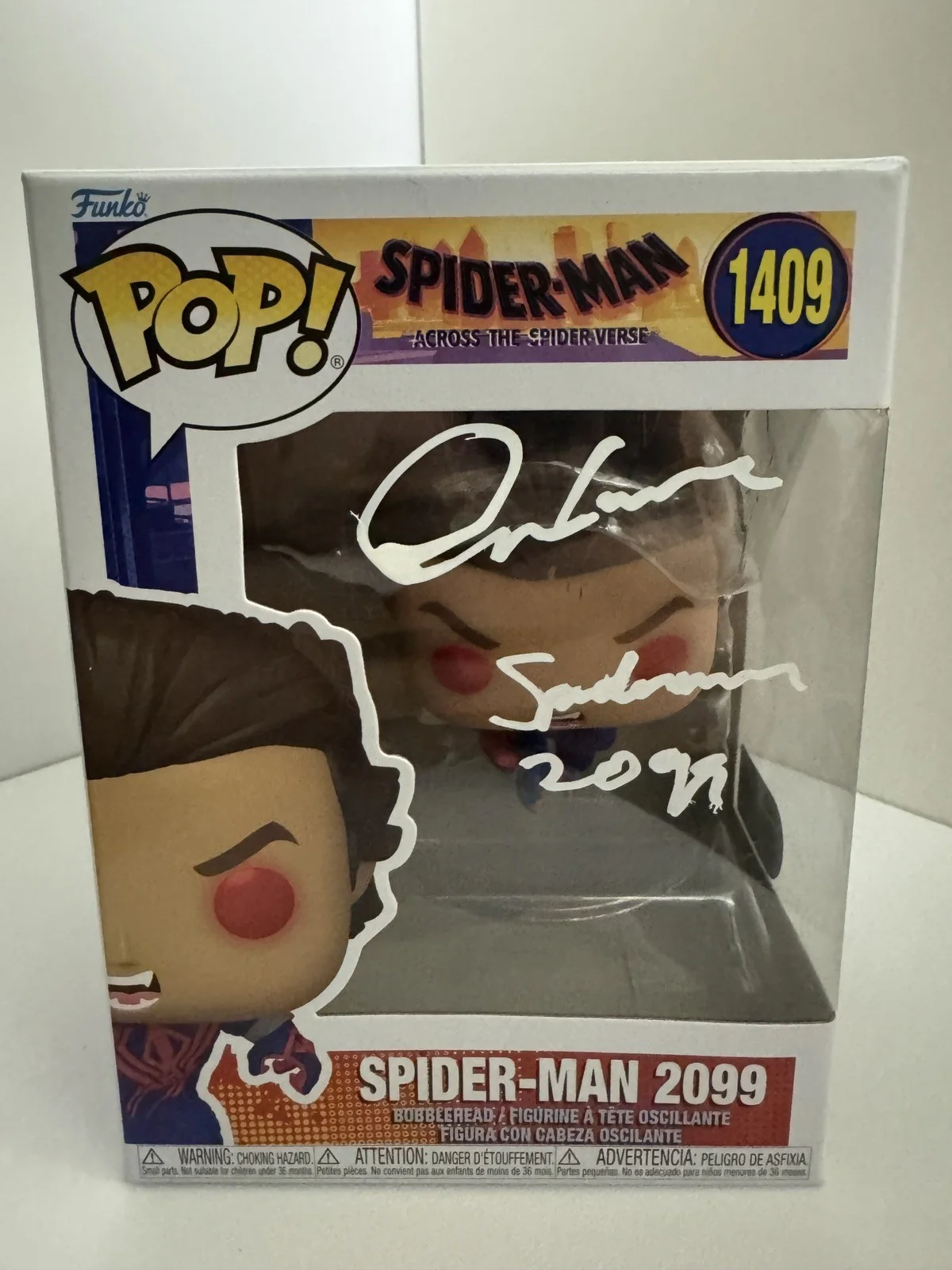 Oscar Isaac — Oscar Isaac SIGNED/AUTOGRAPHED Funko Spider-Man 2099 1409 Spider-Verse SWAU CERT