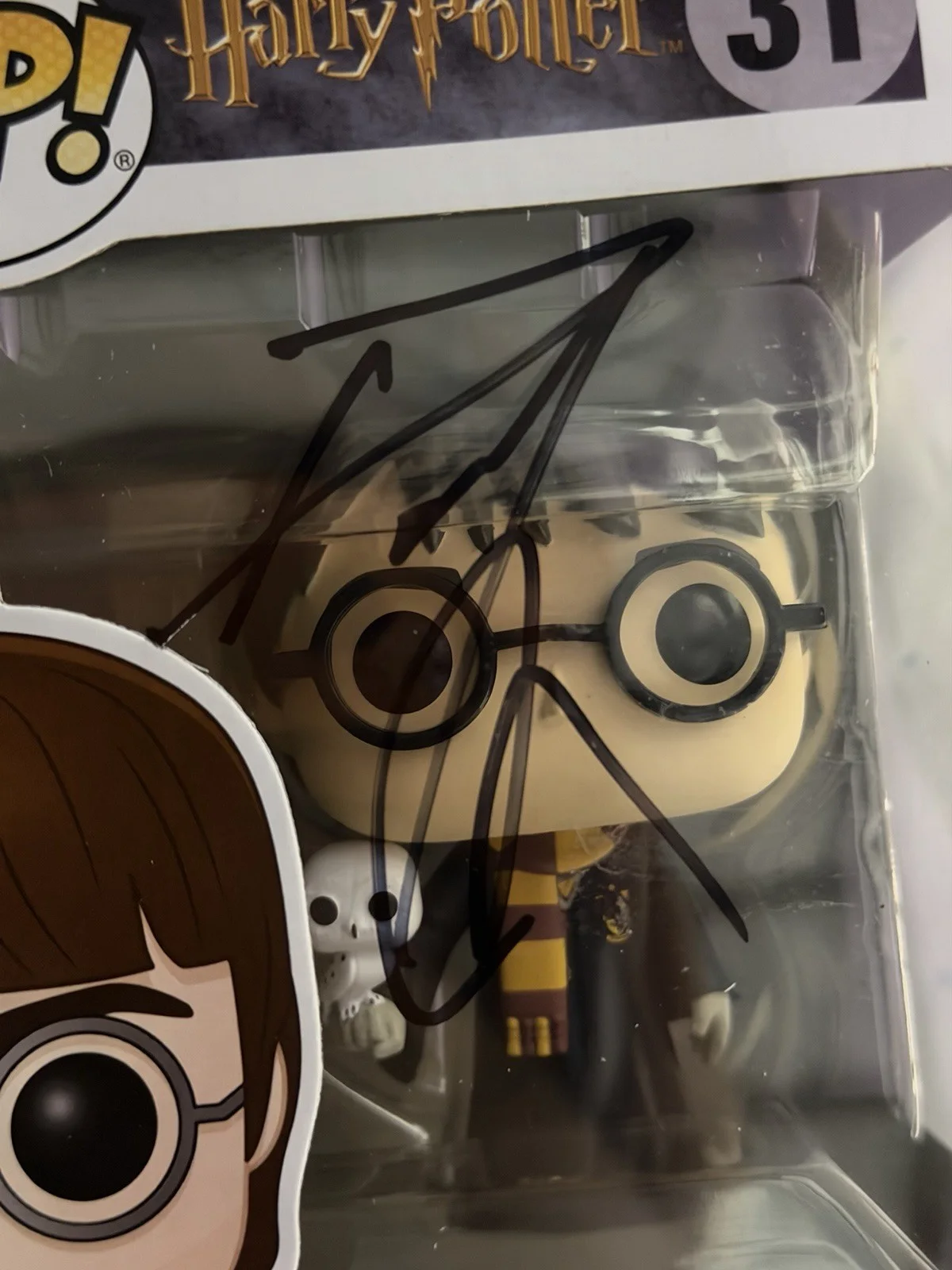 Daniel Radcliffe — Daniel Radcliffe Signed Harry Potter Funko Pop + Proof Photo Autograph, изображение 2