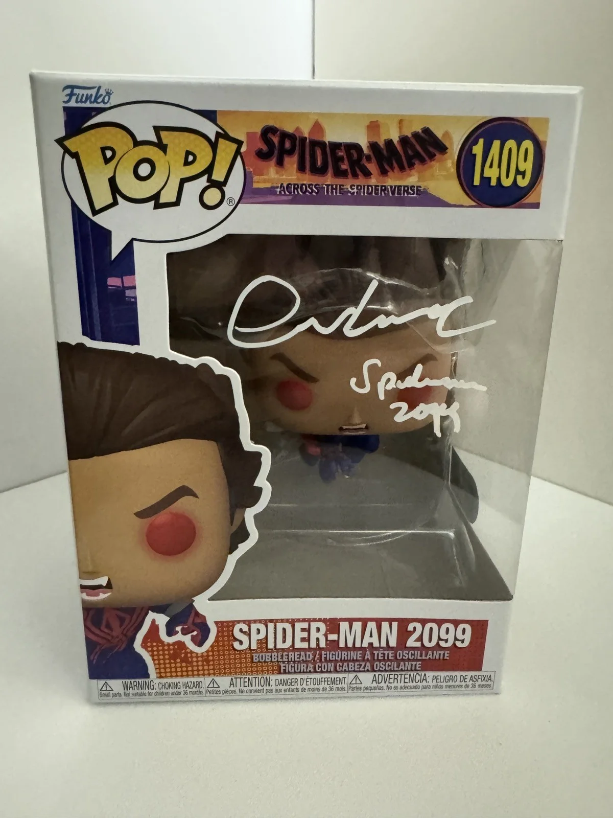 Oscar Isaac — Oscar Isaac SIGNED/AUTOGRAPHED Funko Spider-Man 2099 1409 Spider-Verse SWAU CERT