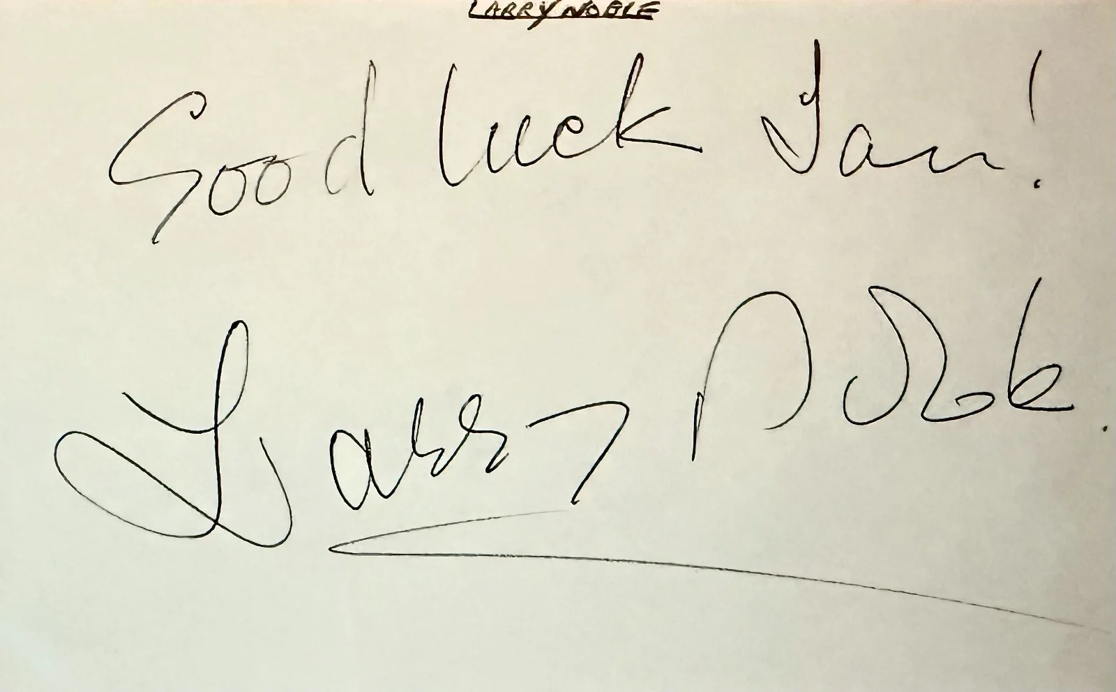 Larry Noble, Anita Harris — LARRY NOBLE & ANITA HARRIS Dual Signed Autographed 3x5 ALBUM PAGE Monty Python, image 3