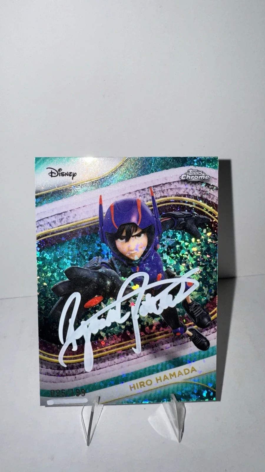 Ryan potter Autographed Hiro Hamada Card, изображение 3