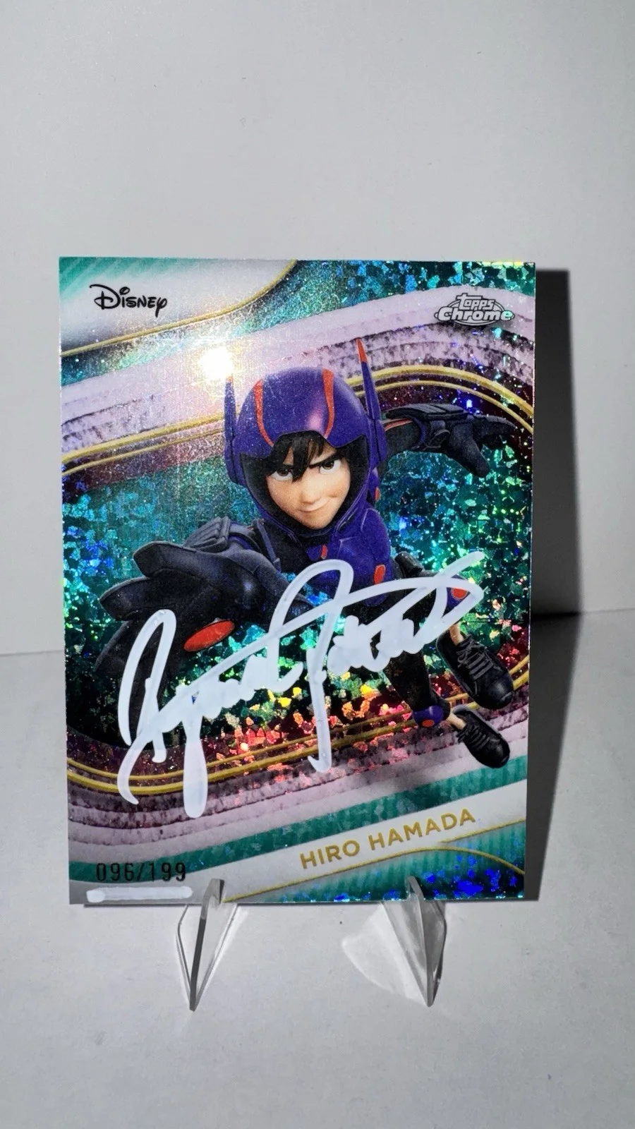 Ryan potter Autographed Hiro Hamada Card, изображение 4