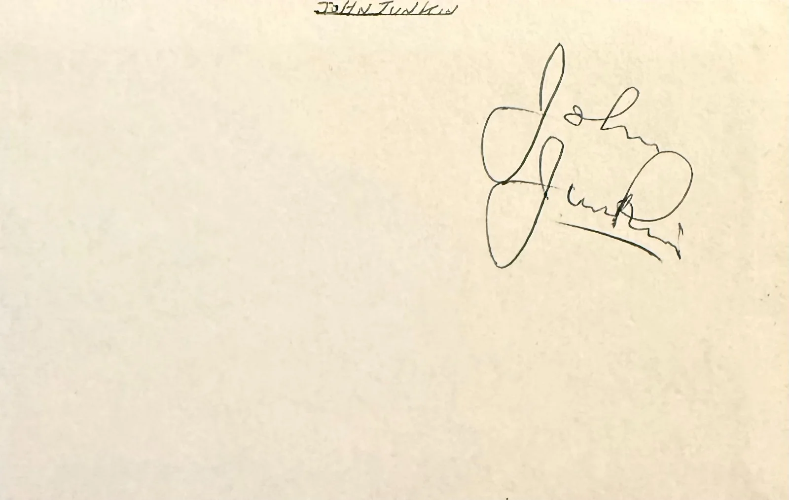 John Junkin — JOHN JUNKIN Signed Autographed 3"x 5" ALBUM PAGE The Pumpkin Eater THE BRAIN, изображение 3