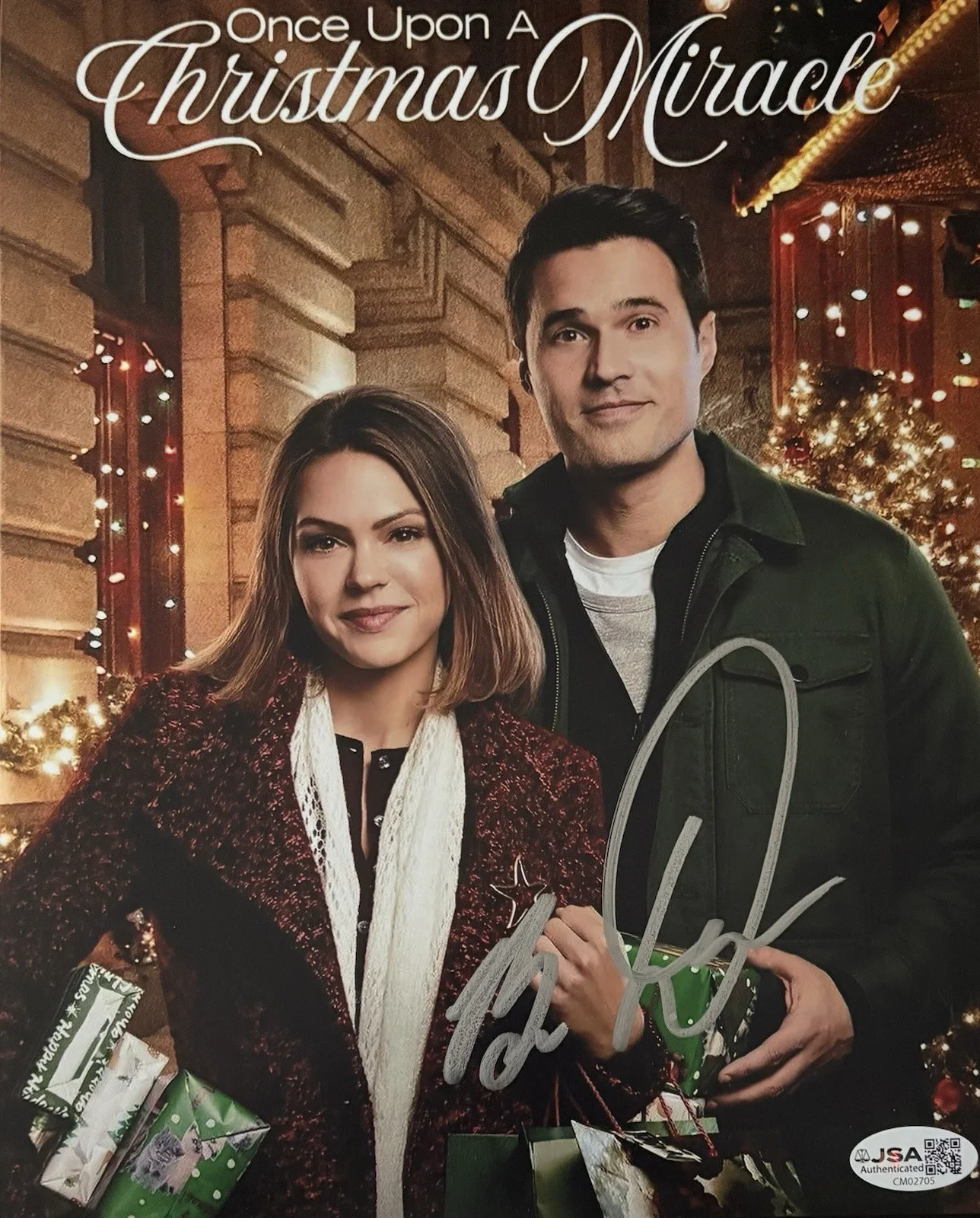 Brett Dalton — Brett Dalton (Once Upon A Christmas Miracle) Signed 8x10 Photo JSA COA CM02705