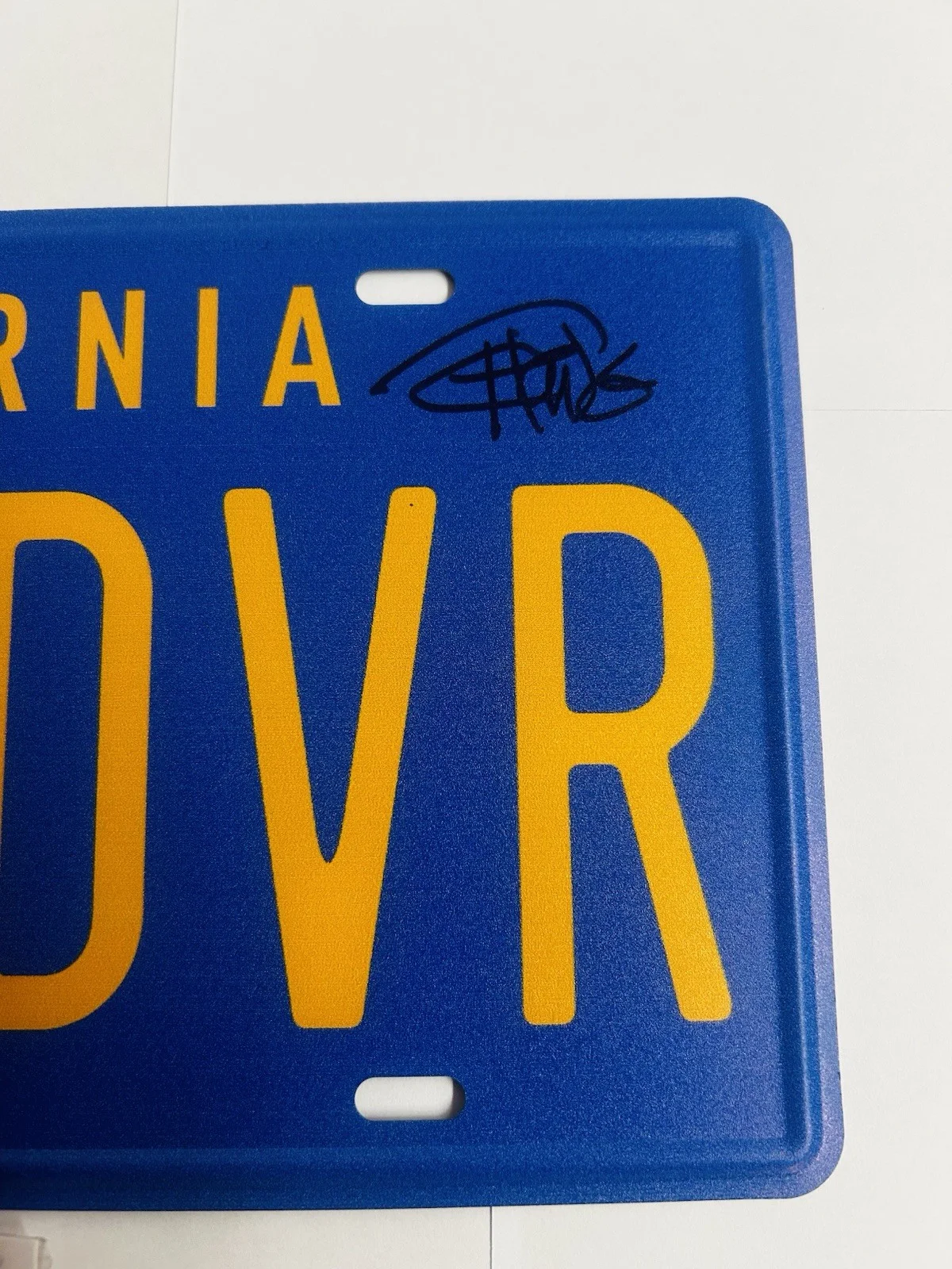 Cheech and Chong Signed MUF DVR License plate (COA JSA), image 3