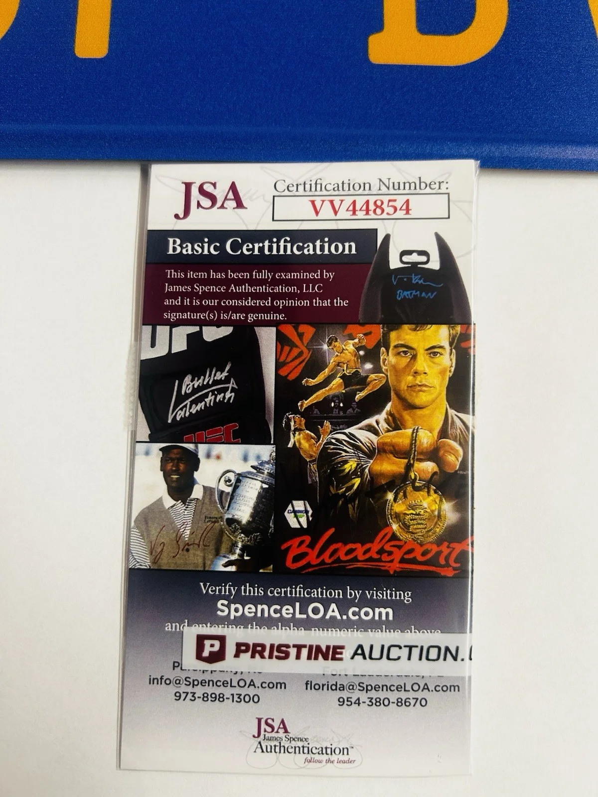 Cheech and Chong Signed MUF DVR License plate (COA JSA), image 4