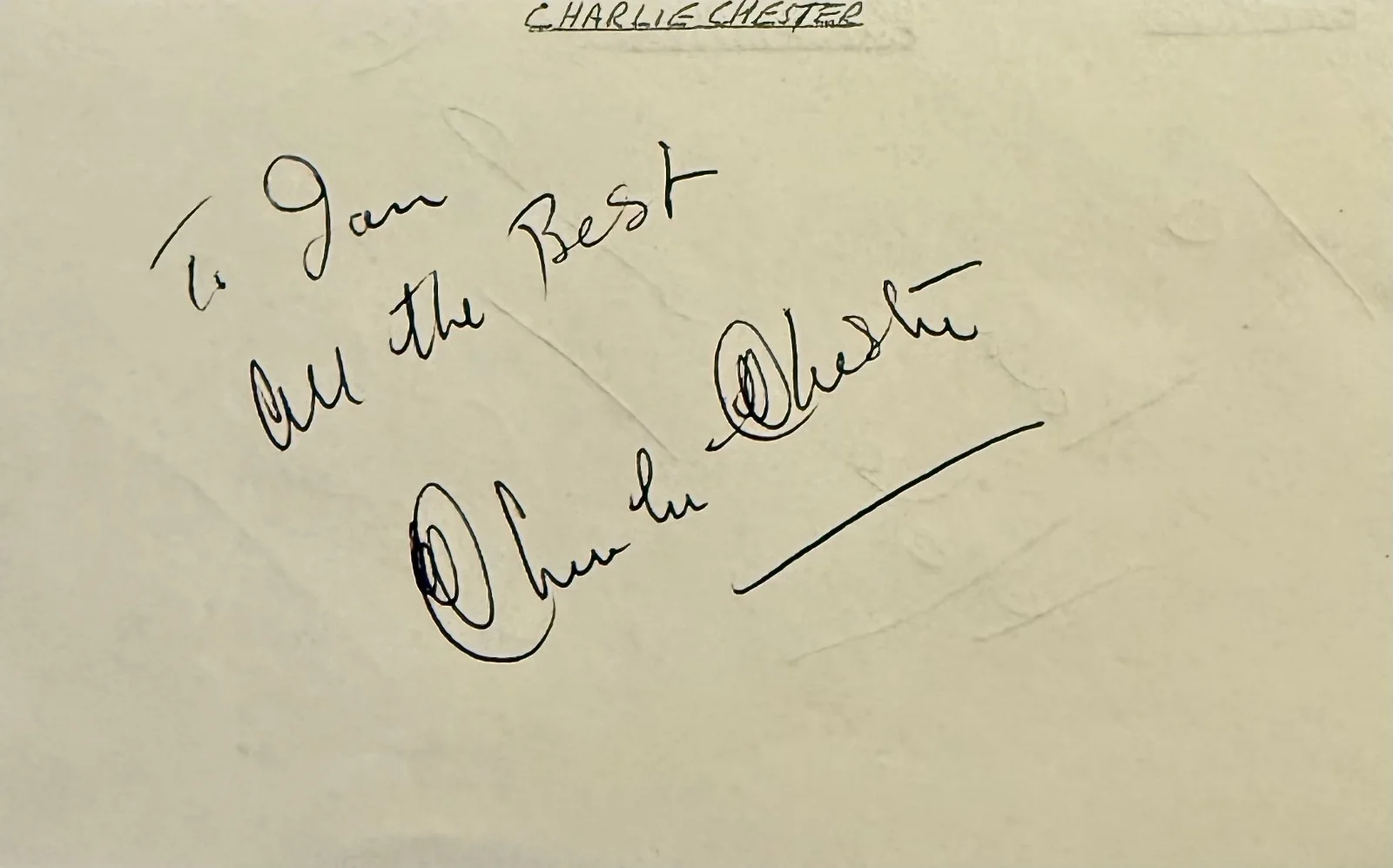 Helen Worth, Charlie Chester — HELEN WORTH & CHARLIE CHESTER Dual Signed Autographed 3x5 ALBUM PAGE DOCTOR WHO, изображение 4