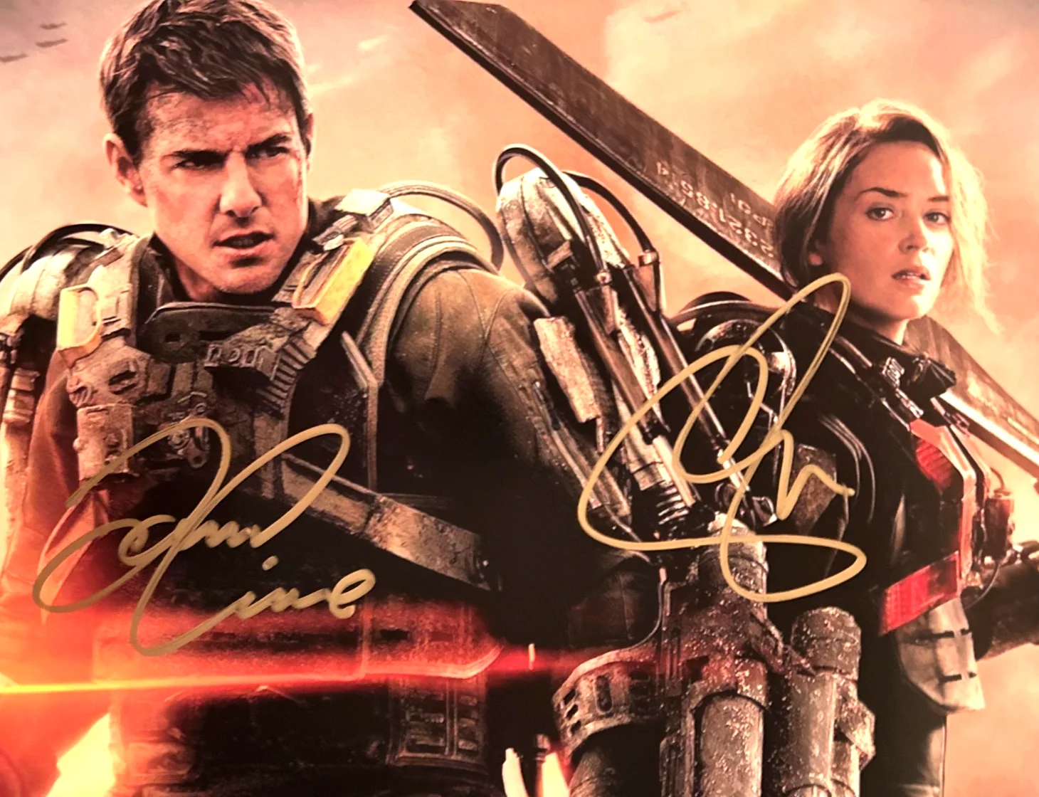 EMILY BLUNT, Tom Cruise — TOM CRUISE & EMILY BLUNT Signed 8x10" Authentic Original Autographs w/COA, image 3