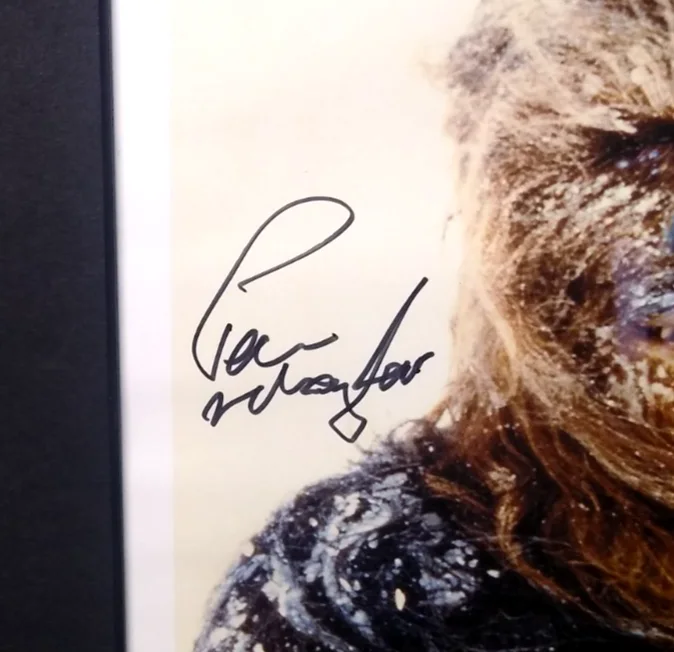 Actor - Peter Mayhew — Peter Mayhew Chewbacca Signed Star Wars Autographed Framed Art 11x17 Photo, изображение 2