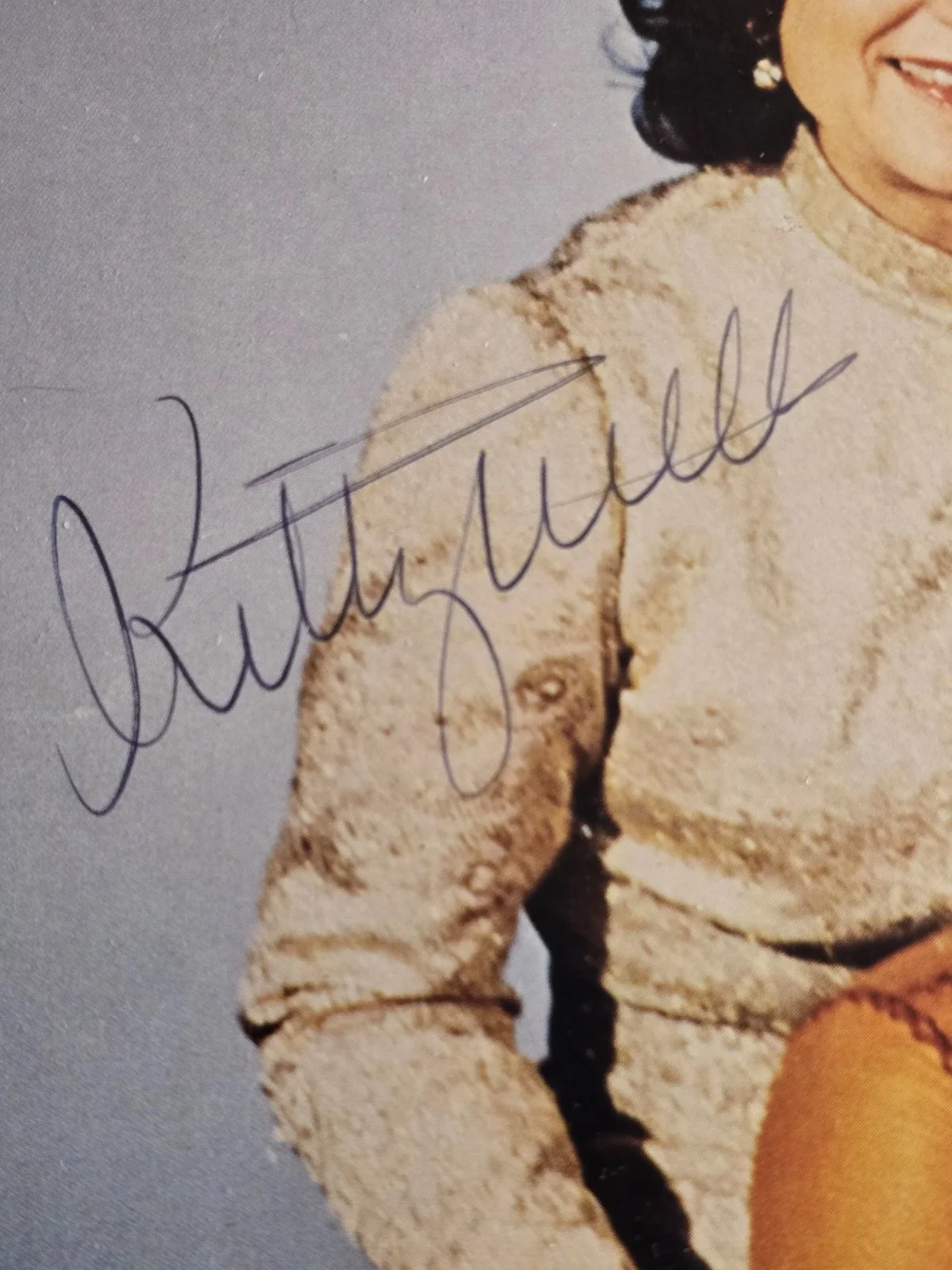 Signed Kitty Wells photo; RARE Gem from Country Music's Golden Years!, изображение 2