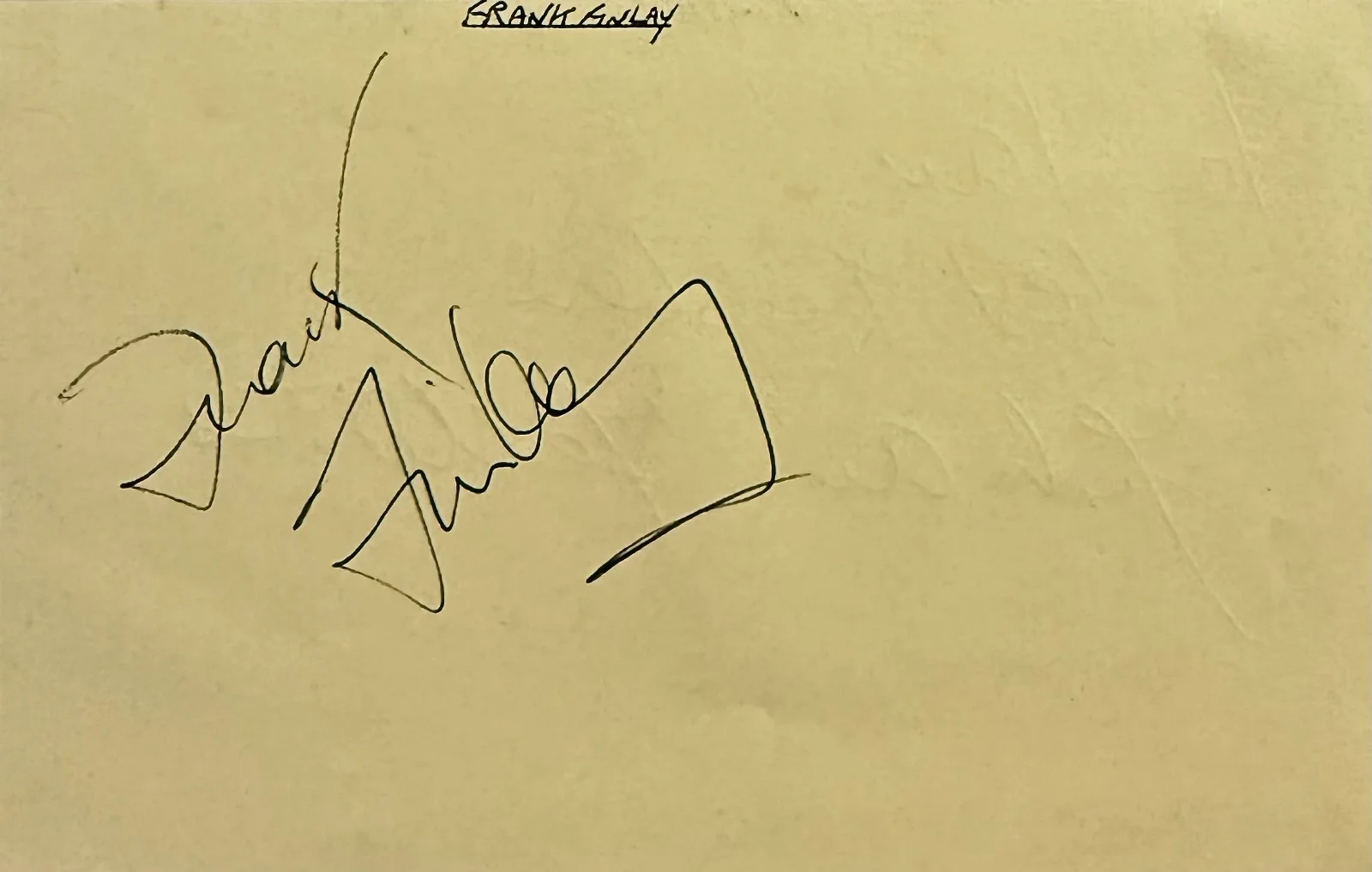 Frank Finlay, Julian Fellowes — FRANK FINLAY & JULIAN FELLOWES Dual Signed Autographed 3"x5" ALBUM PAGE OTHELLO