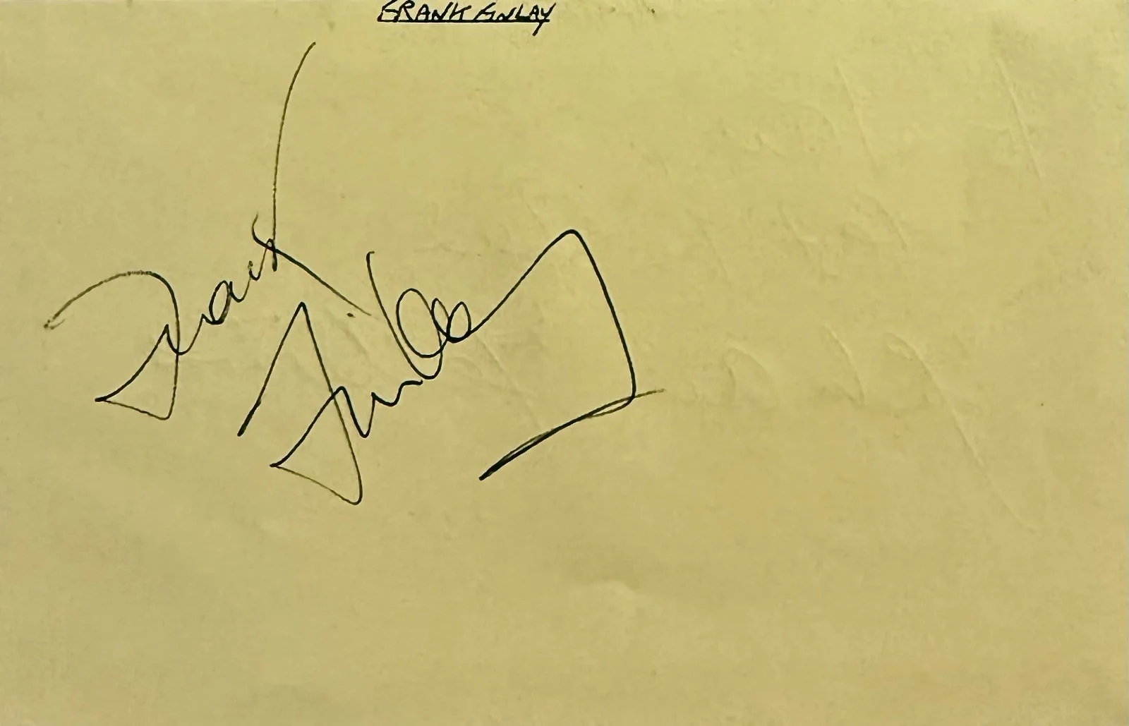 Frank Finlay, Julian Fellowes — FRANK FINLAY & JULIAN FELLOWES Dual Signed Autographed 3"x5" ALBUM PAGE OTHELLO, изображение 3