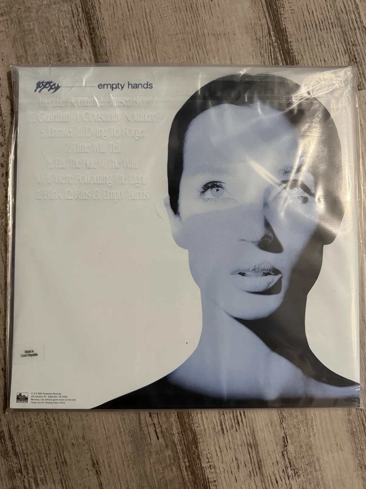Poppy Empty Hands Signed Pink In Ice Blue Pink + Blue Splatter Vinyl Record, изображение 2