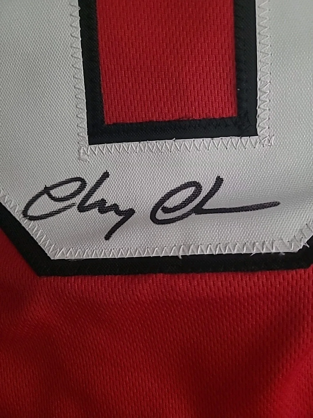 Chevy Chase — Chevy Chase Autographed Griswold Blackhawks Custom Jersey #00 (XL) Beckett COA, изображение 4
