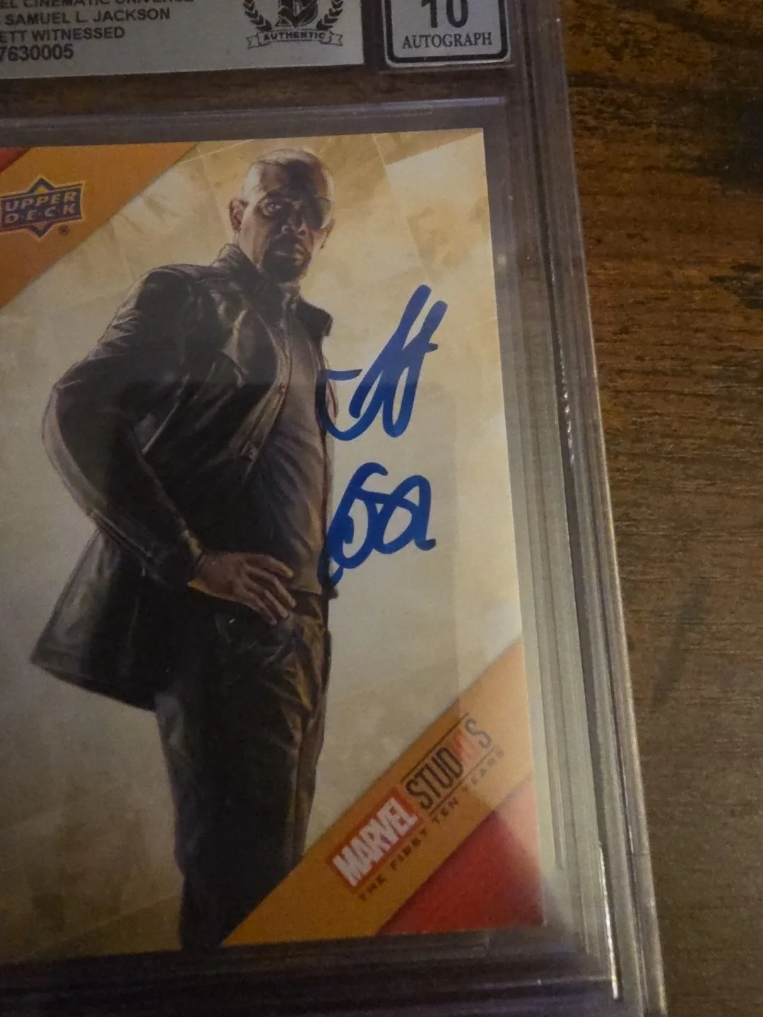Samuel L. Jackson — Samuel L. Jackson MINT Signed Beckett Witnessed, image 3
