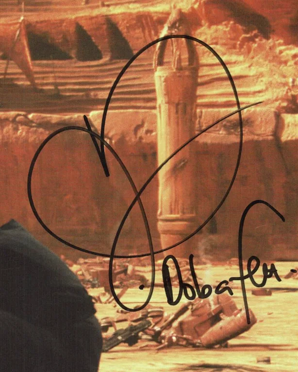 Daniel Logan — Daniel Logan Star Wars Boba Fett Autographed Signed 8x10 Photo JSA COA 21047, image 2