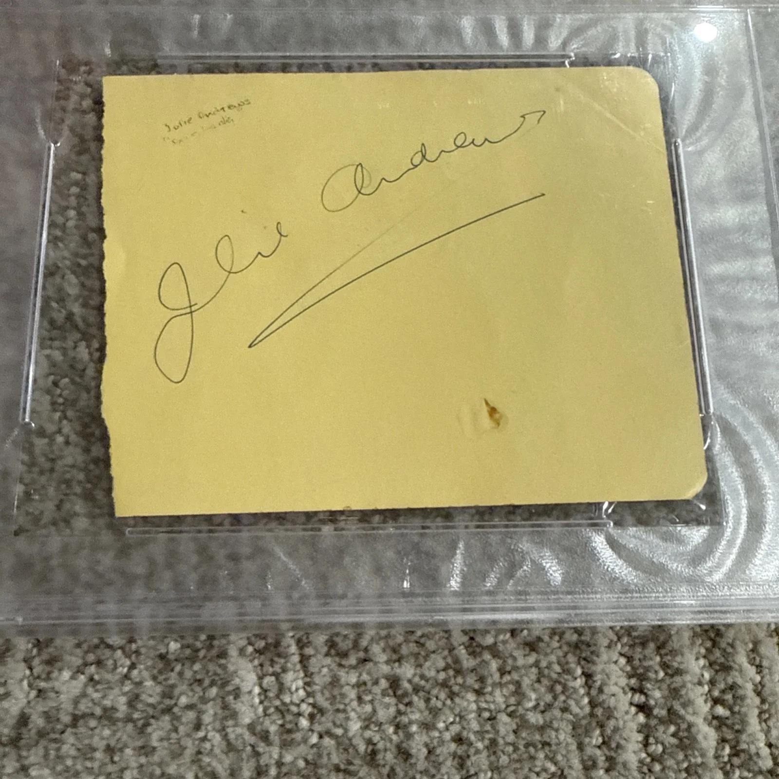 Julie Andrews signed autograph 4x6 Cut Mary Poppins / Sound of Music PSA Slabbed, изображение 3
