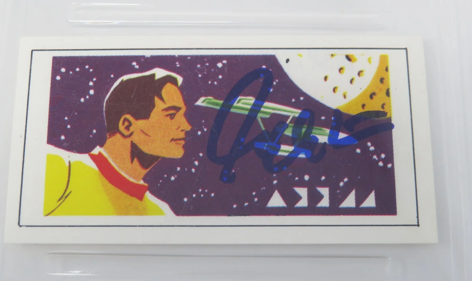 William Shatner STAR TREK Signed 1971 Primrose Rookie Card # 8 PSA 10 Auto, image 3