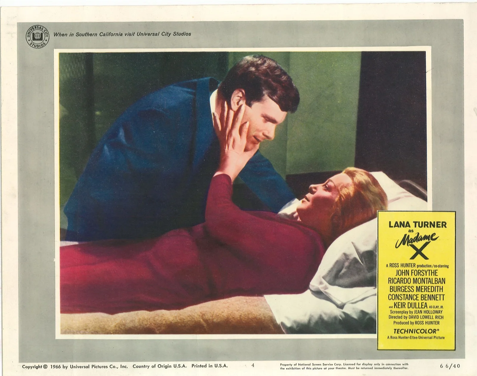 Madam X 7x ORIGINAL US Lobby Cards Lana Turner Ross Hunter 1966, image 4