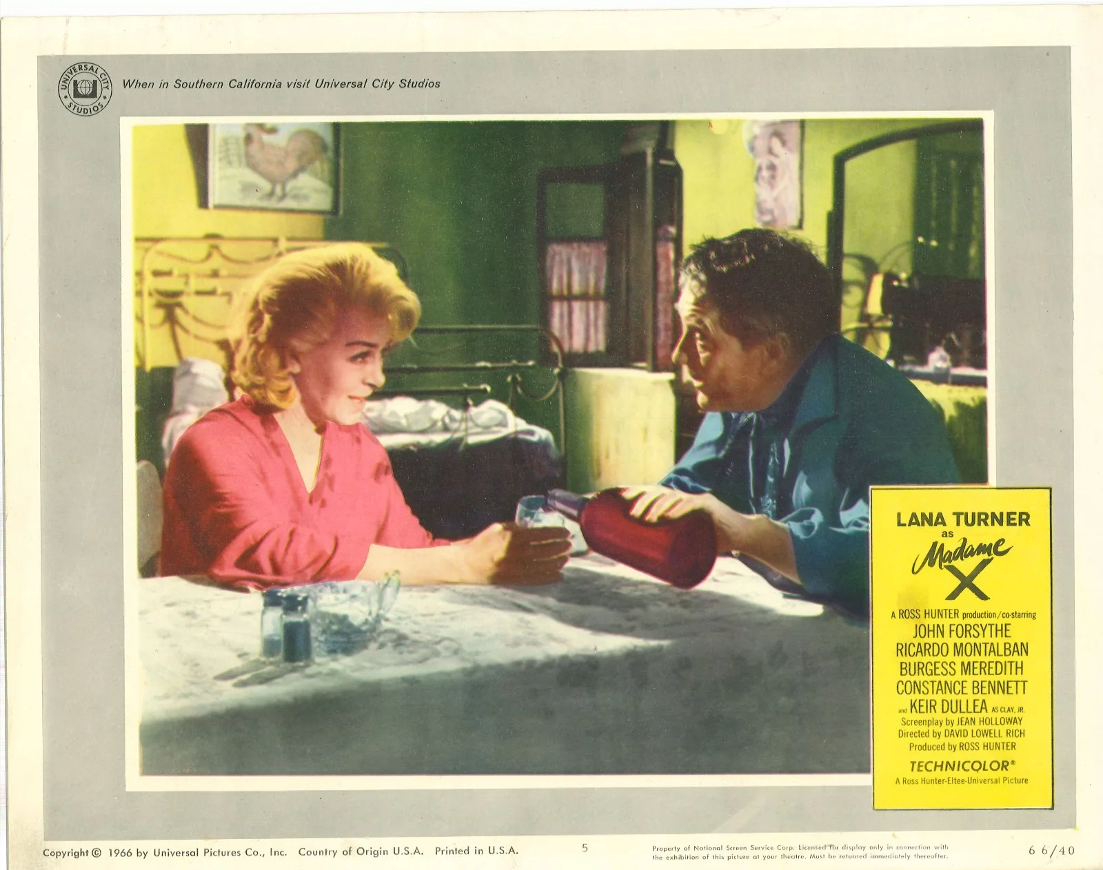 Madam X 7x ORIGINAL US Lobby Cards Lana Turner Ross Hunter 1966, image 5