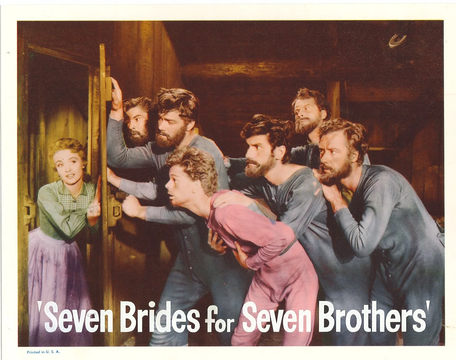 Seven Brides for Seven Brothers 8x ORIGINAL US Lobby Cards Jane Powell RR, image 3