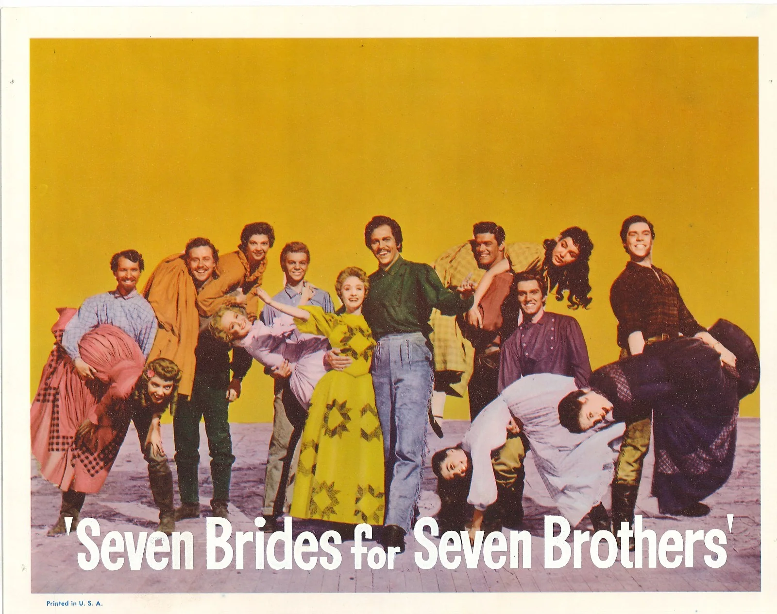 Seven Brides for Seven Brothers 8x ORIGINAL US Lobby Cards Jane Powell RR, image 4