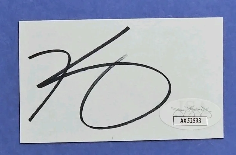 kevin hart — AUTO KEVIN HART W/ ICE CUBE CUSTOM FRAMED 8 X 13.5 IN RIDE ALONG CUT DISPLAY JSA, image 3