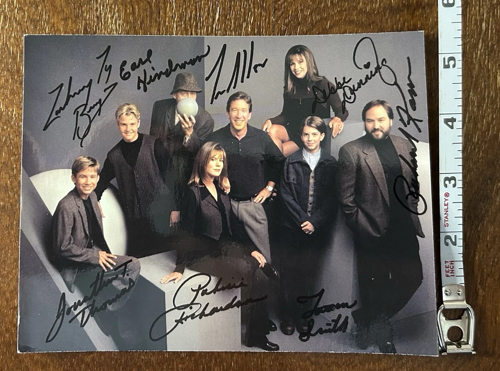 Tim Allen — Home Improvement Cast Signed Promo Photo 7x5.5 Tim Allen Tv Show Autograph ABC, изображение 4
