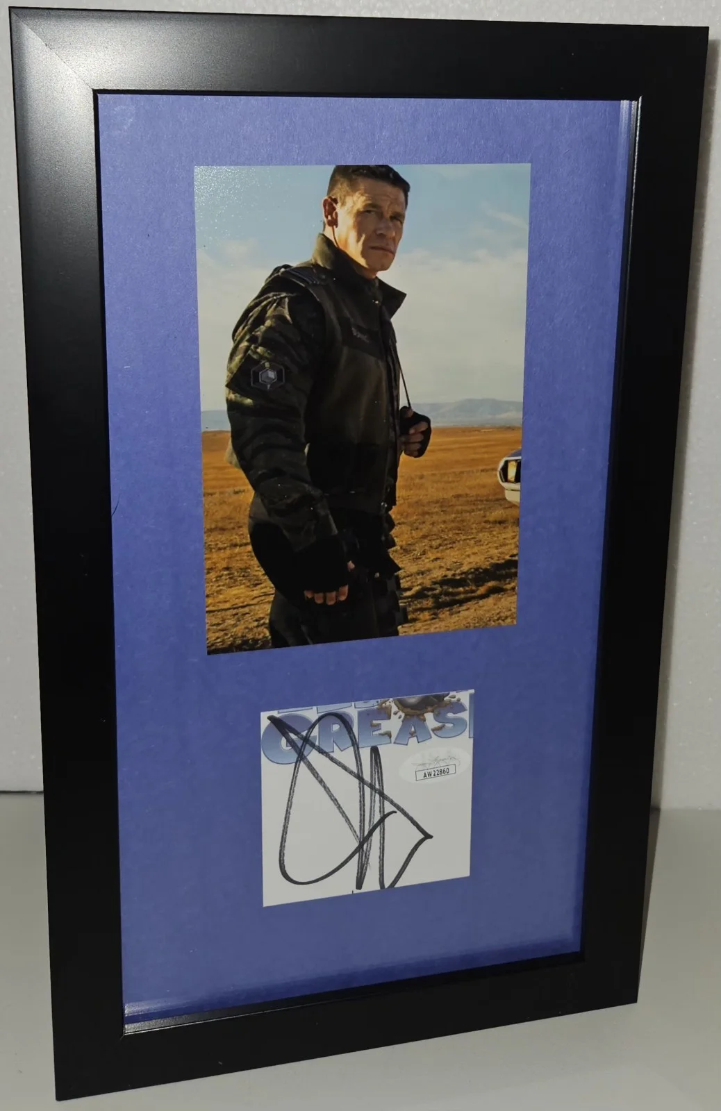 john cena — AUTO JOHN CENA SIGNED F9 THE FAST SAGA CUSTOM FRAMED 8 X 13.5 IN CUT DISPLAY JSA, изображение 2