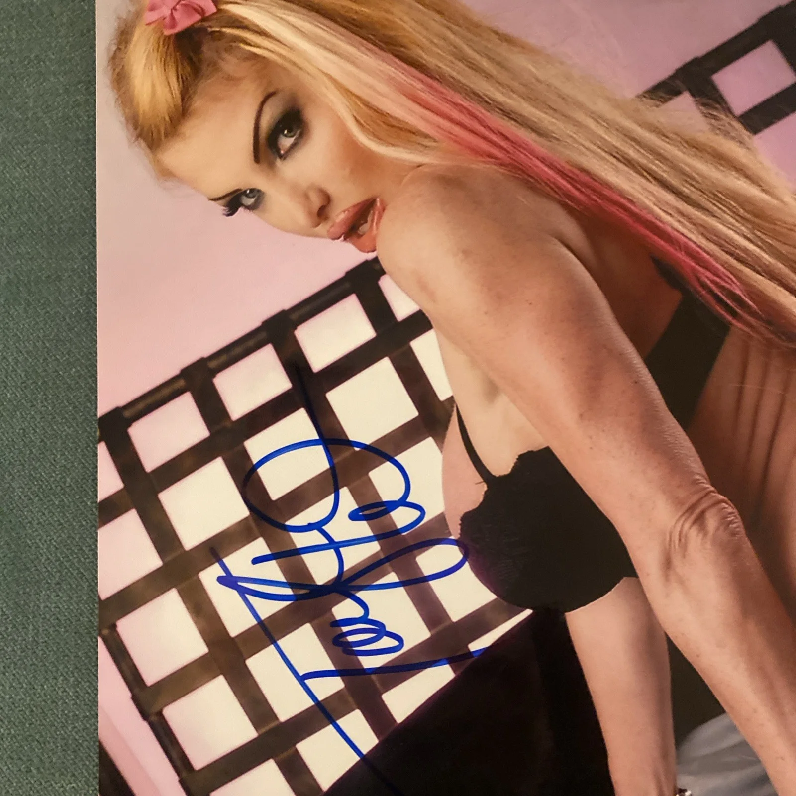 Taylor Wane Adult Film Star Signed Autographed 8x10 Photo Sexy Hot COA, изображение 2