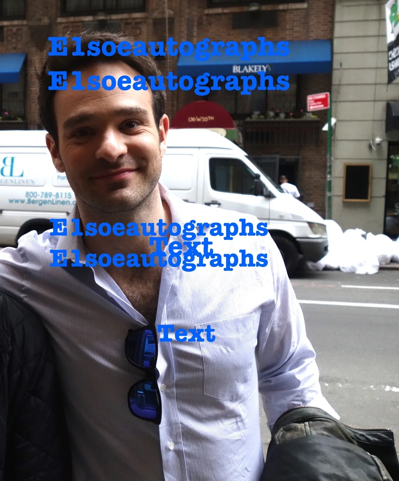 charlie cox, heather lind — Charlie Cox, Heather Lind, Geneva Carr & Morgan signed Incognito 8x10 photo, изображение 4