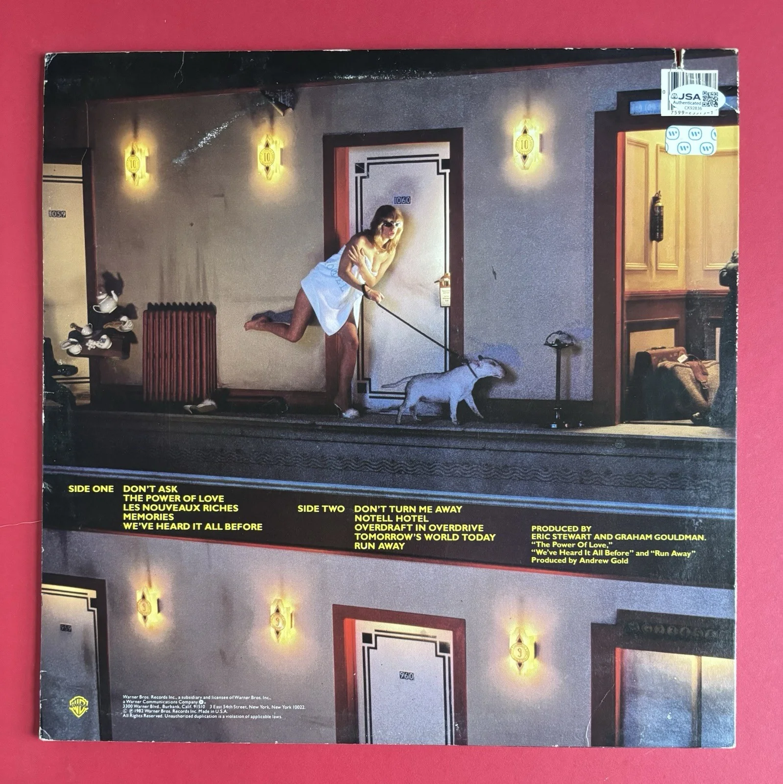 10CC Signed TEN OUT OF 10 Vinyl Record JSA COA GRAHAM GOULDMAN Paul Burgess FENN, изображение 5