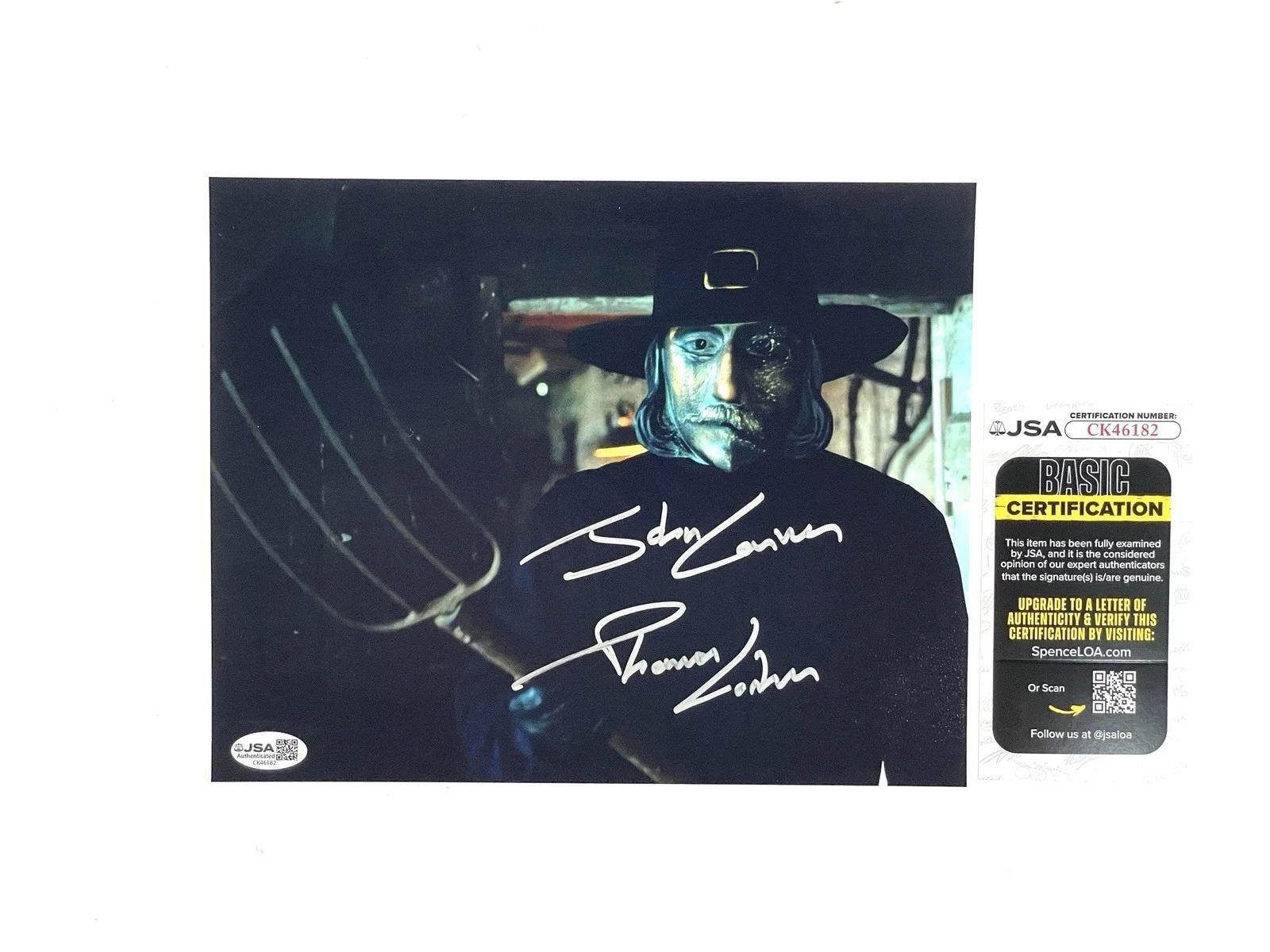 Thomas Lorber — Thomas Lorber Autographed John Carver Signed 8x10 Photo Thanksgiving JSA 🍴