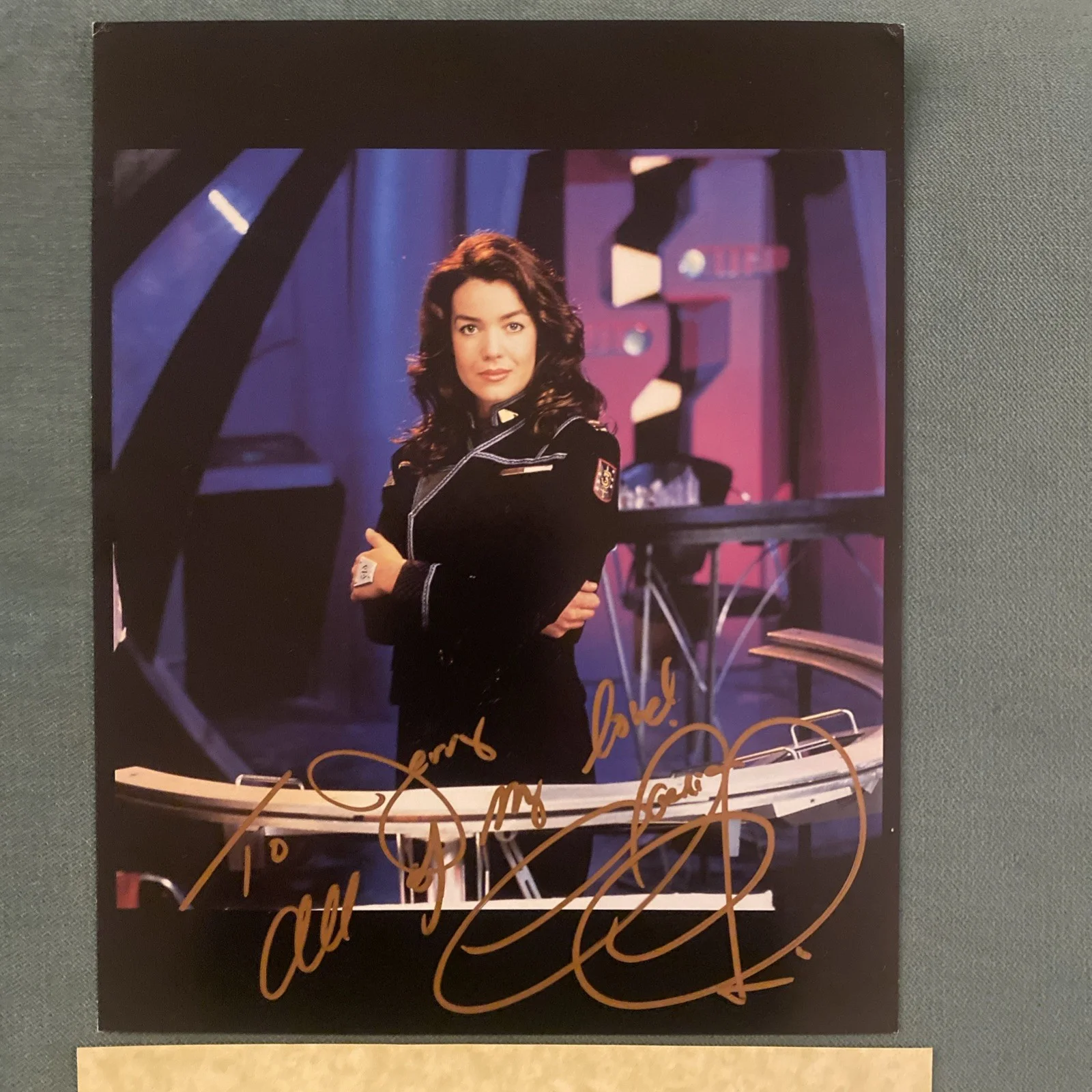 Claudia Christian — Claudia Christian Signed 8x10 Photo Autographed Babylon 5 Personalized, изображение 2