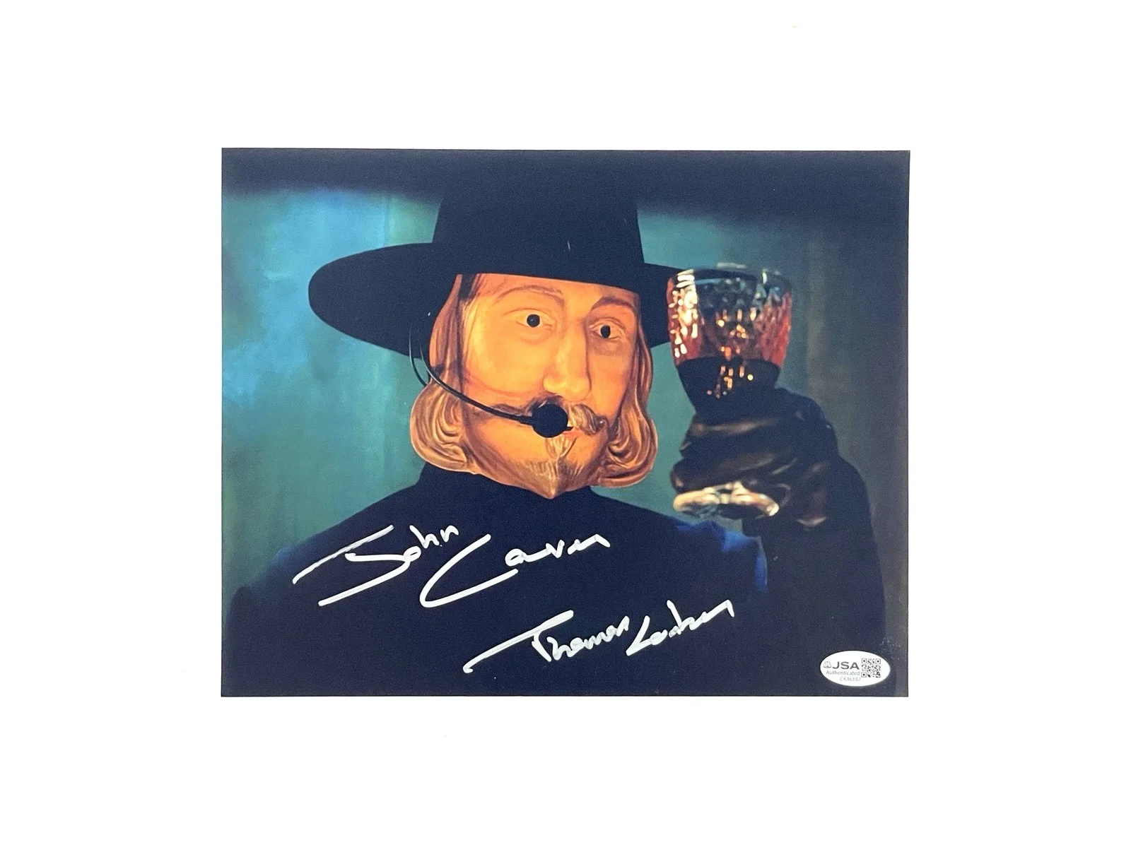 Thomas Lorber — Thomas Lorber Autographed John Carver Signed Dinner Scene Photo Thanksgiving JSA, image 2