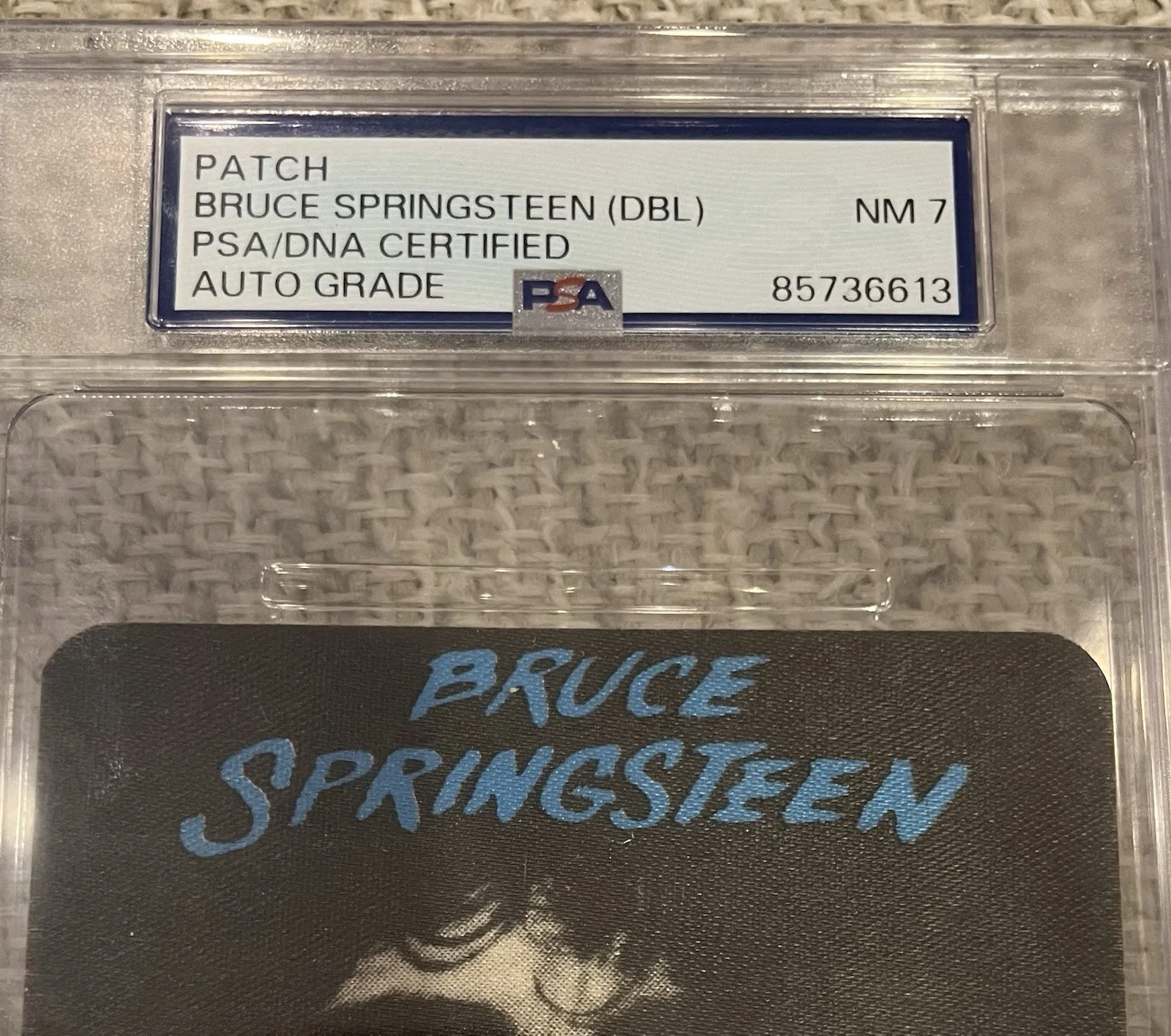 Bruce Springsteen Double Signed 1980 The Tour Pass PSA/DNA Early Autograph Rare, image 3