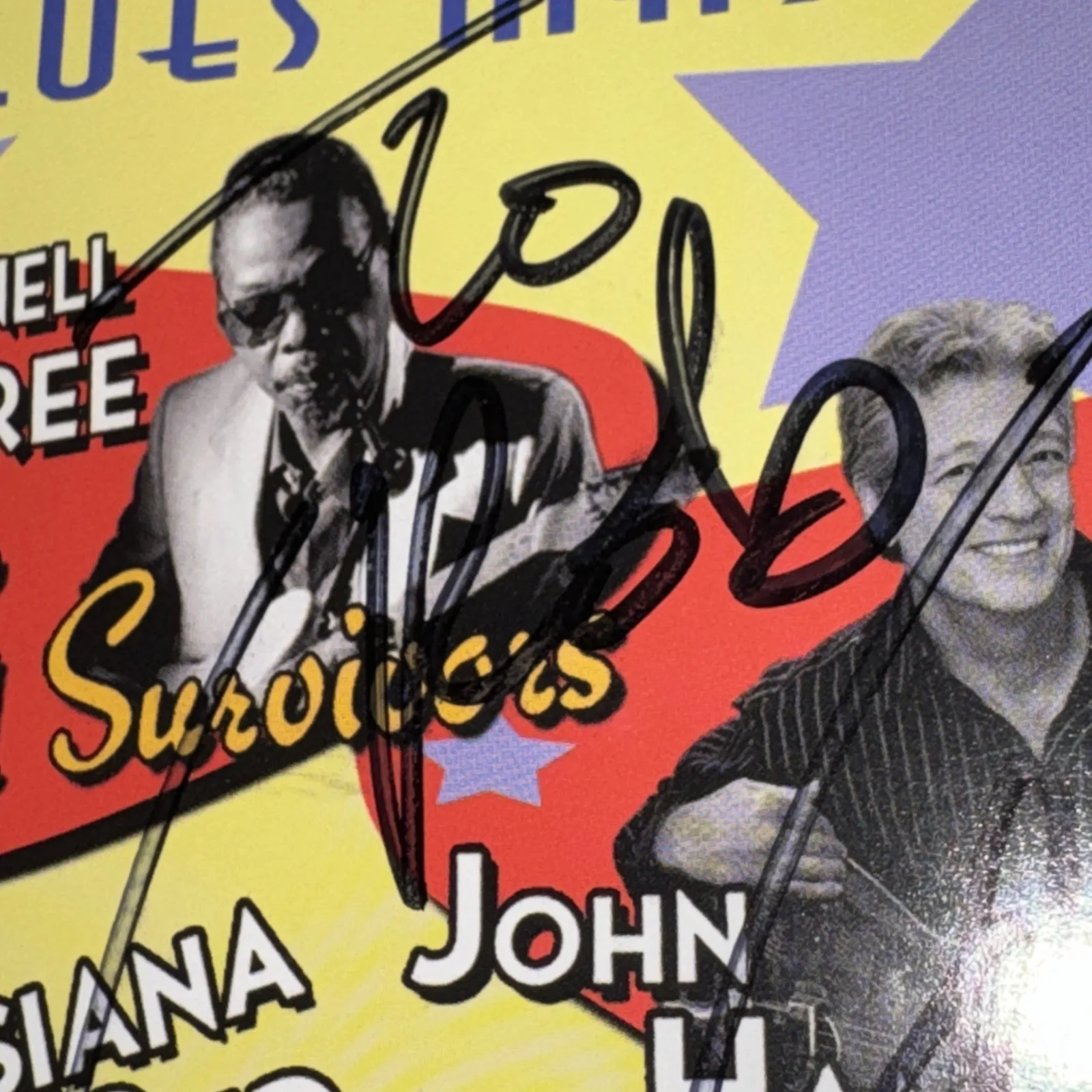 Blues Guitarist Lance Lopez Signed 4 x 6 “ Handout 2008 BB KINGS NYC, image 2