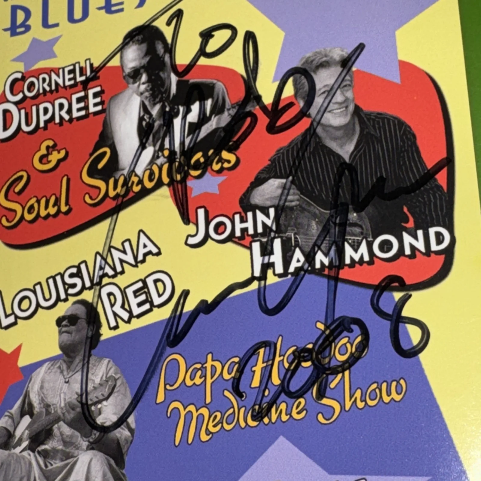 Blues Guitarist Lance Lopez Signed 4 x 6 “ Handout 2008 BB KINGS NYC, image 3