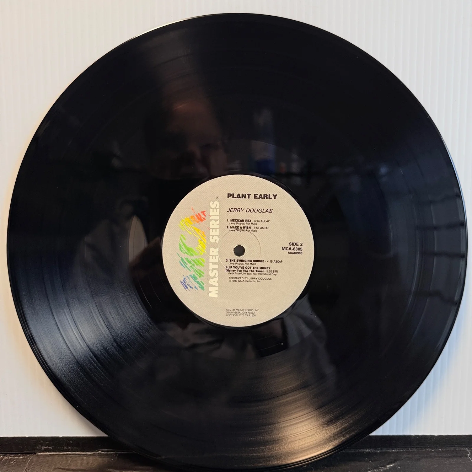 AUTOGRAPHED | Jerry Douglas - Plant Early | MCA-6305 VINYL | MCA Master Series, изображение 5