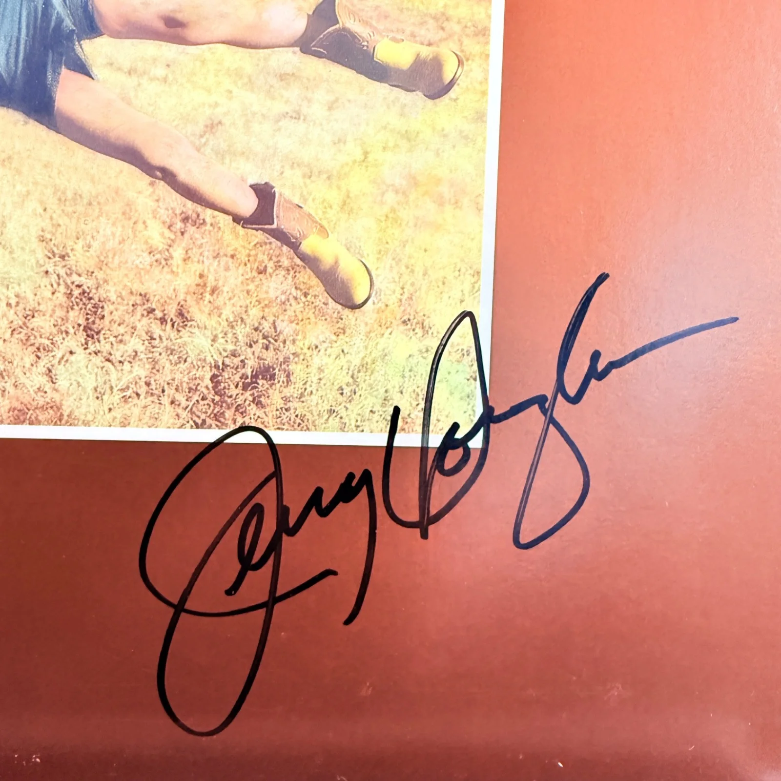 AUTOGRAPHED | Jerry Douglas - Under the Wire MCA-5675 | AUDIOPHILE VINYL LP, изображение 2