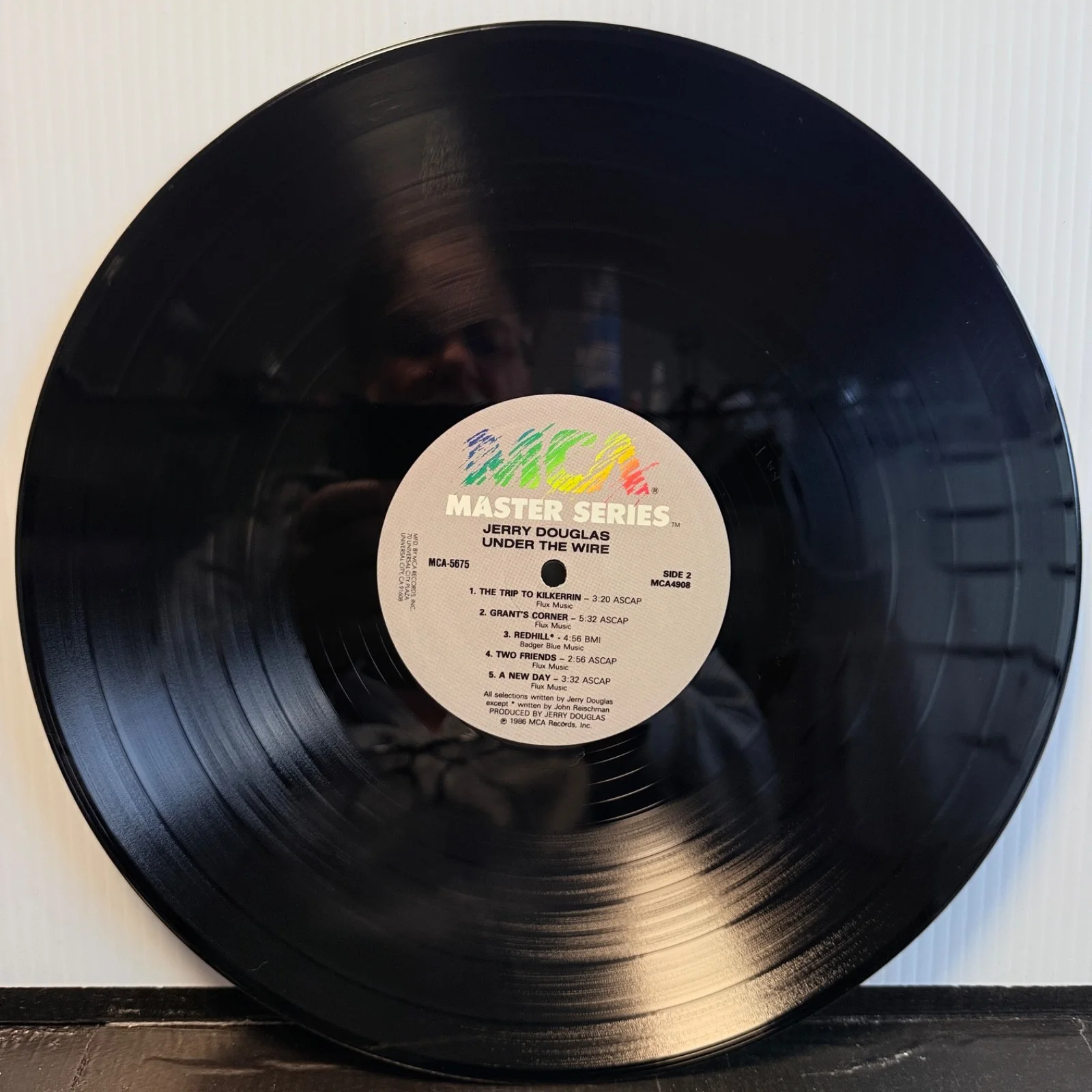 AUTOGRAPHED | Jerry Douglas - Under the Wire MCA-5675 | AUDIOPHILE VINYL LP, изображение 5