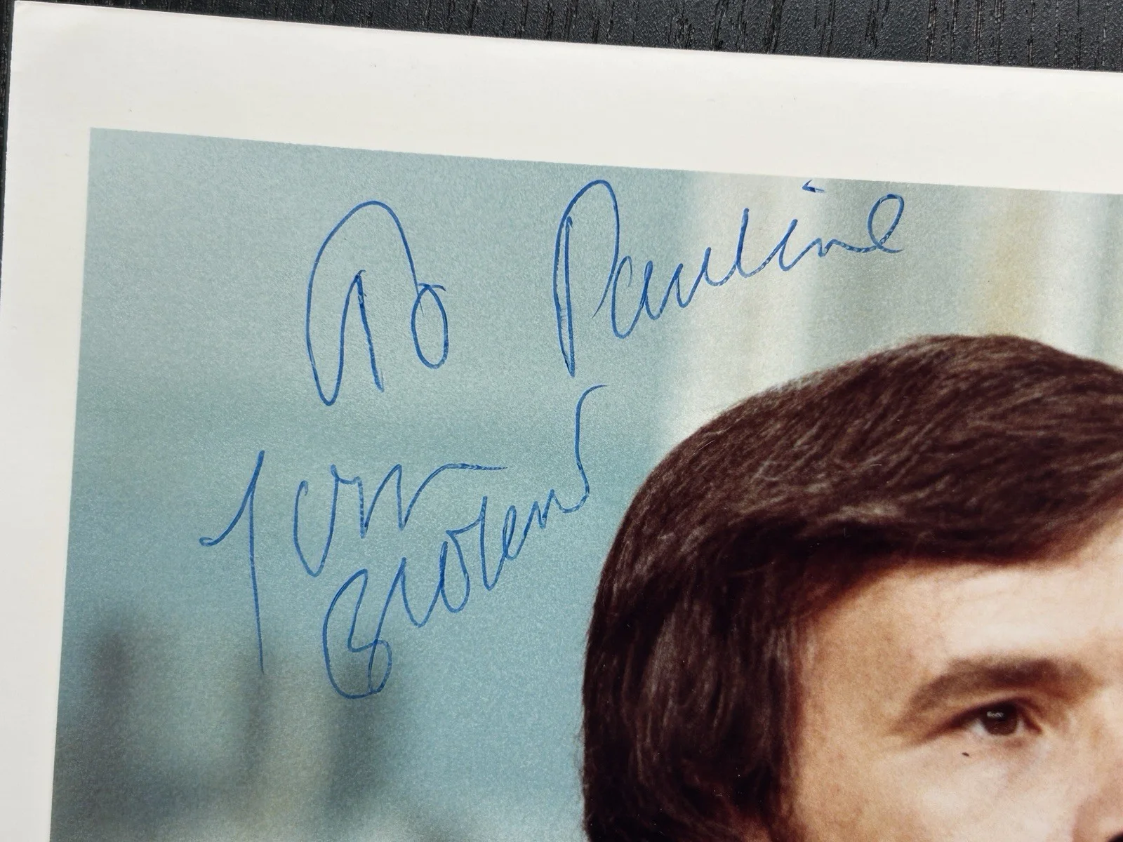 Tom Brokaw — TOM BROKAW ORIGINAL SIGNED PHOTO News Anchor JSA COA Autograph NBC NIGHTLY NEWS, изображение 2