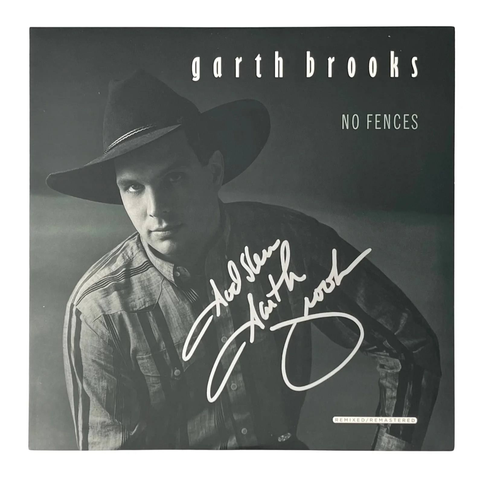 GARTH BROOKS Signed NO FENCES Vinyl Record ROGER EPPERSON COA, image 2