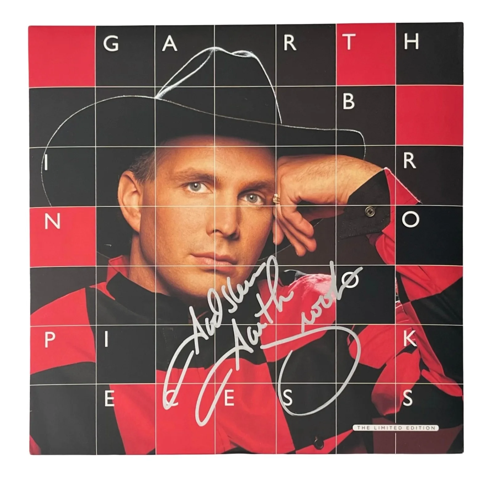GARTH BROOKS Signed IN PIECES Vinyl Record ROGER EPPERSON COA, image 2