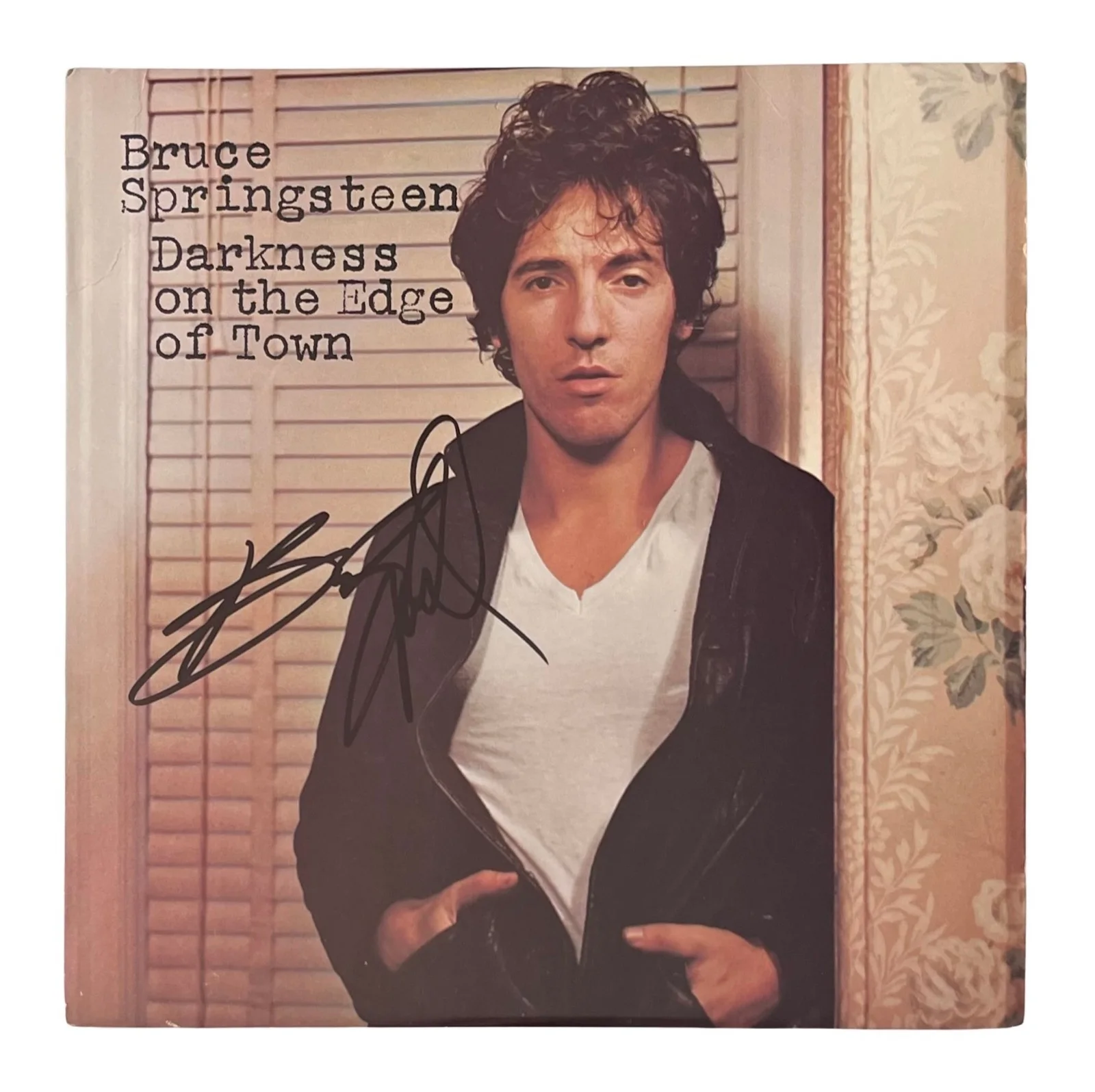 BRUCE SPRINGSTEEN Signed DARKNESS ON THE EDGE OF TOWN Vinyl Record EPPERSON COA, изображение 2