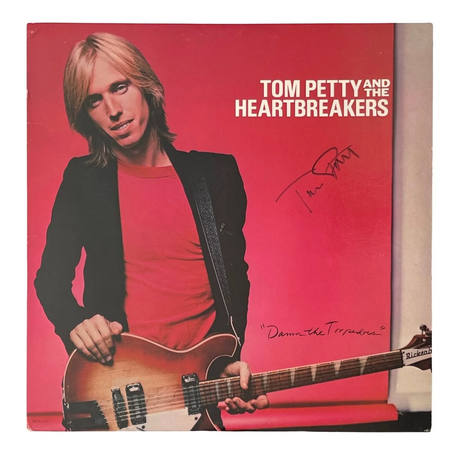 TOM PETTY Signed DAMN THE TORPEDOES Vinyl Record ROGER EPPERSON COA, image 2