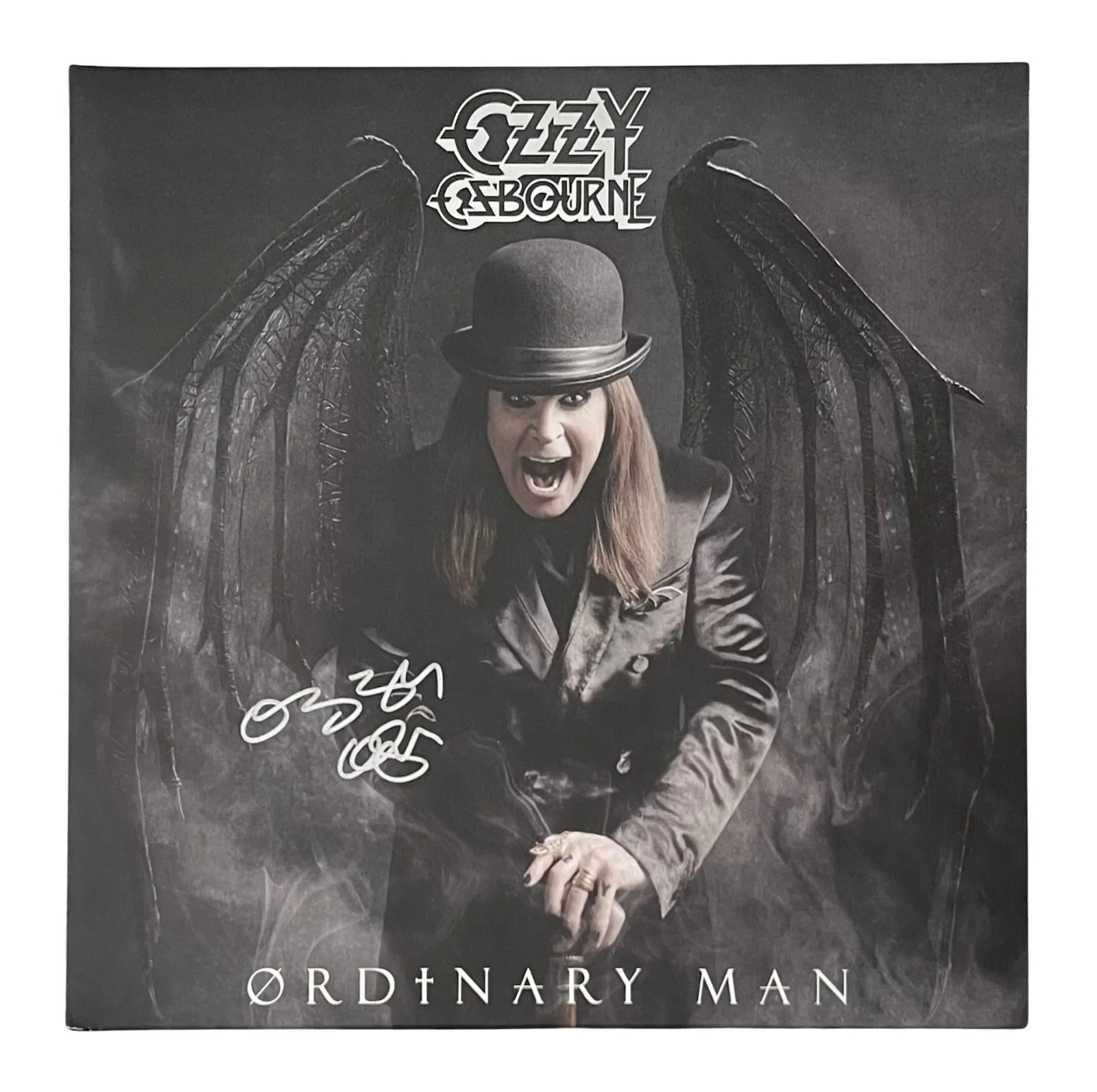 OZZY OSBOURNE Signed ORDINARY MAN Vinyl Record ROGER EPPERSON COA, image 2