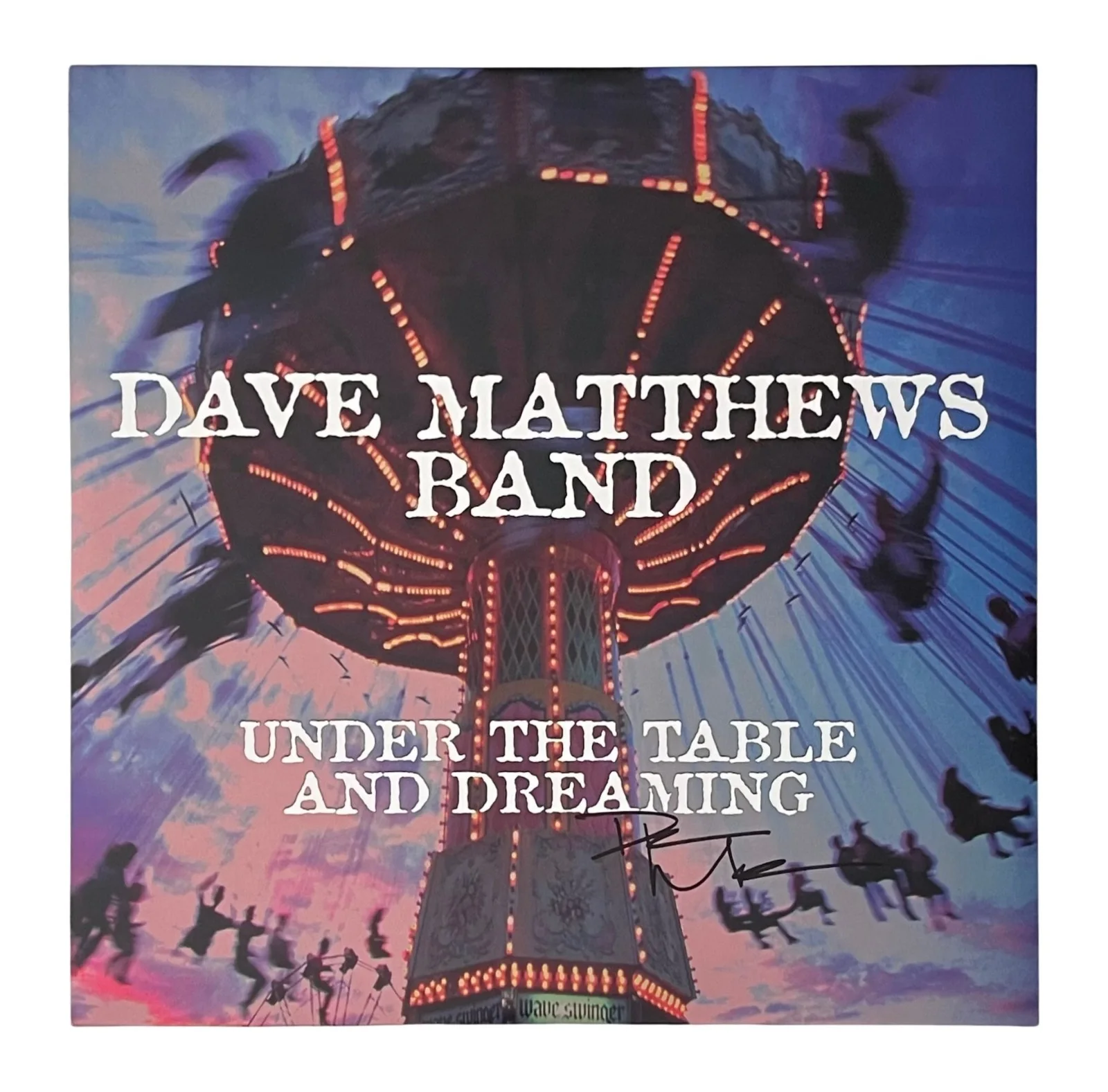 DAVE MATTHEWS Signed UNDER THE TABLE AND DREAMING Vinyl Record EPPERSON COA, image 2